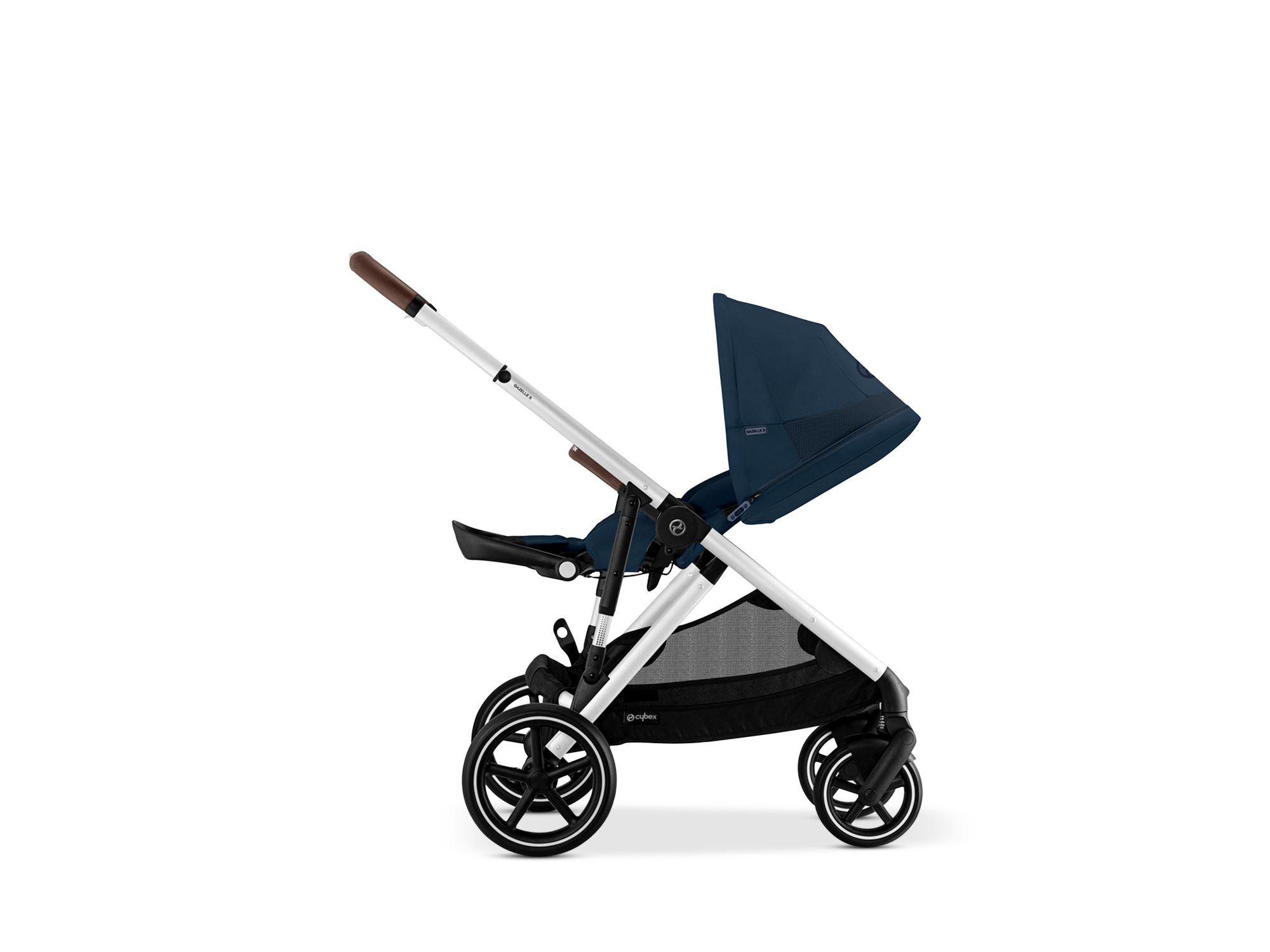 Gazelle S Stroller – Silver Frame — Image 14
