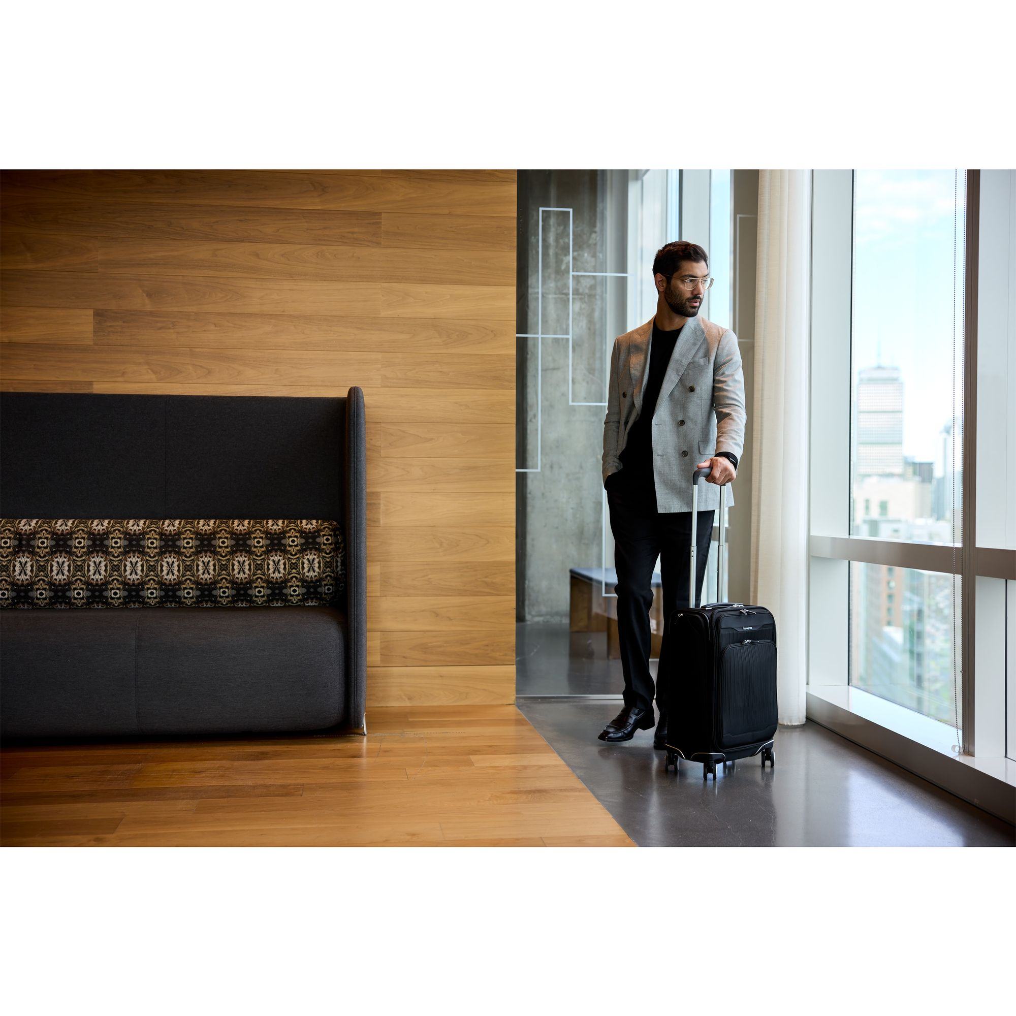 Silhouette 18 Softside Global Carry On Spinner Suitcase — Image 7