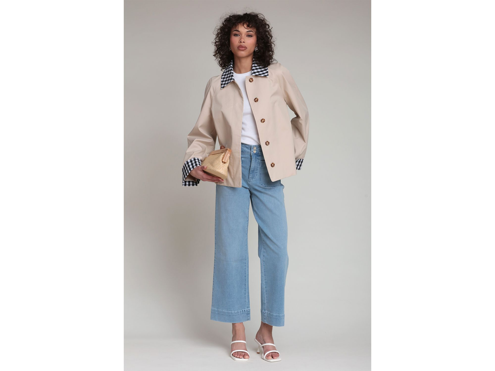 Crop Trench Coat — Image 6