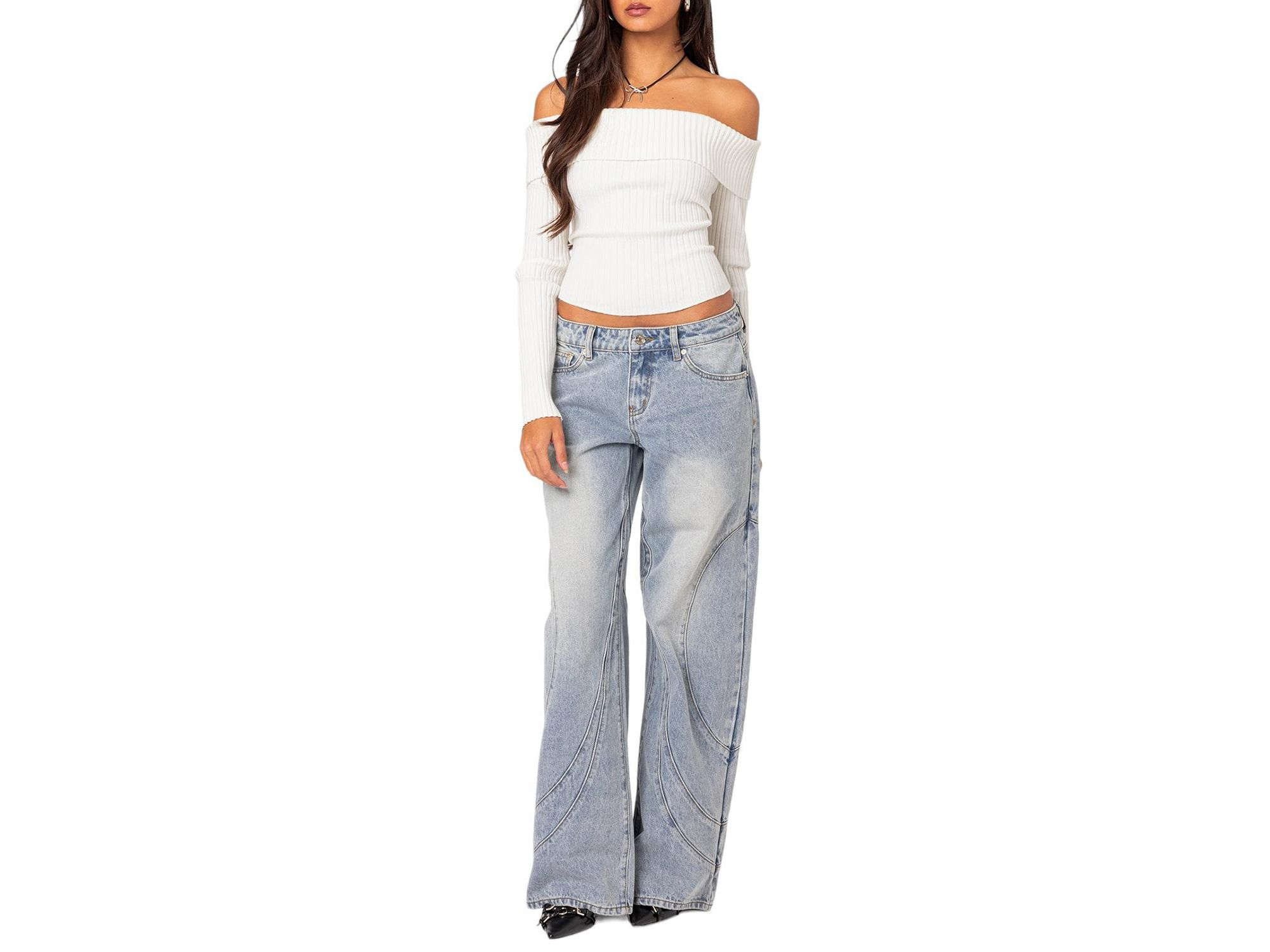 Lauren Knit Fold Over Top — Image 4