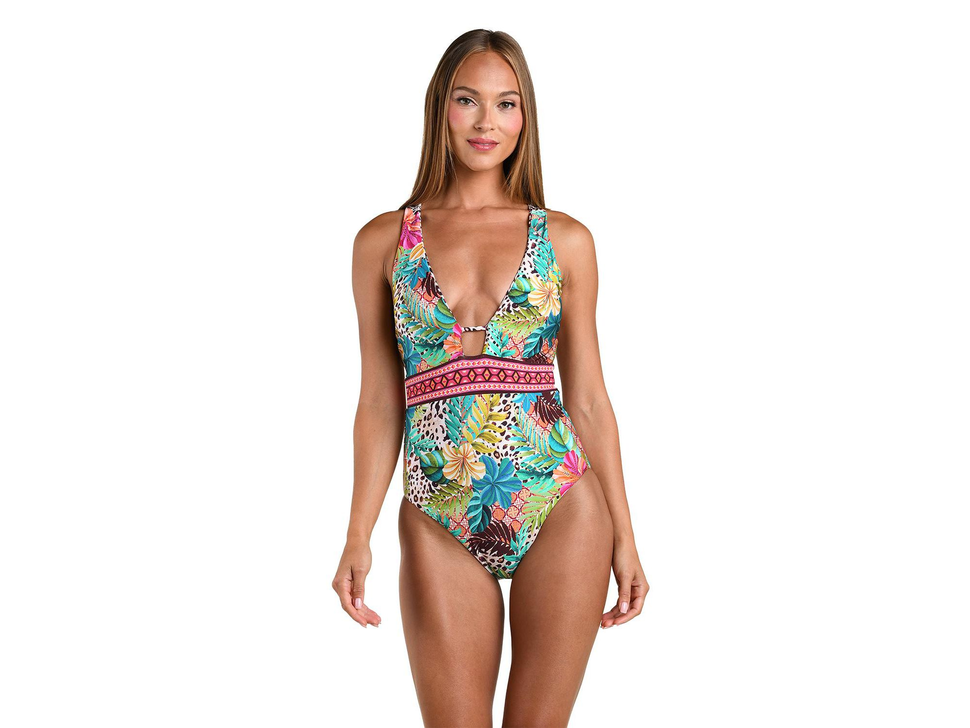 Paradise Heat Reversible V Plunge One Piece — Image 4