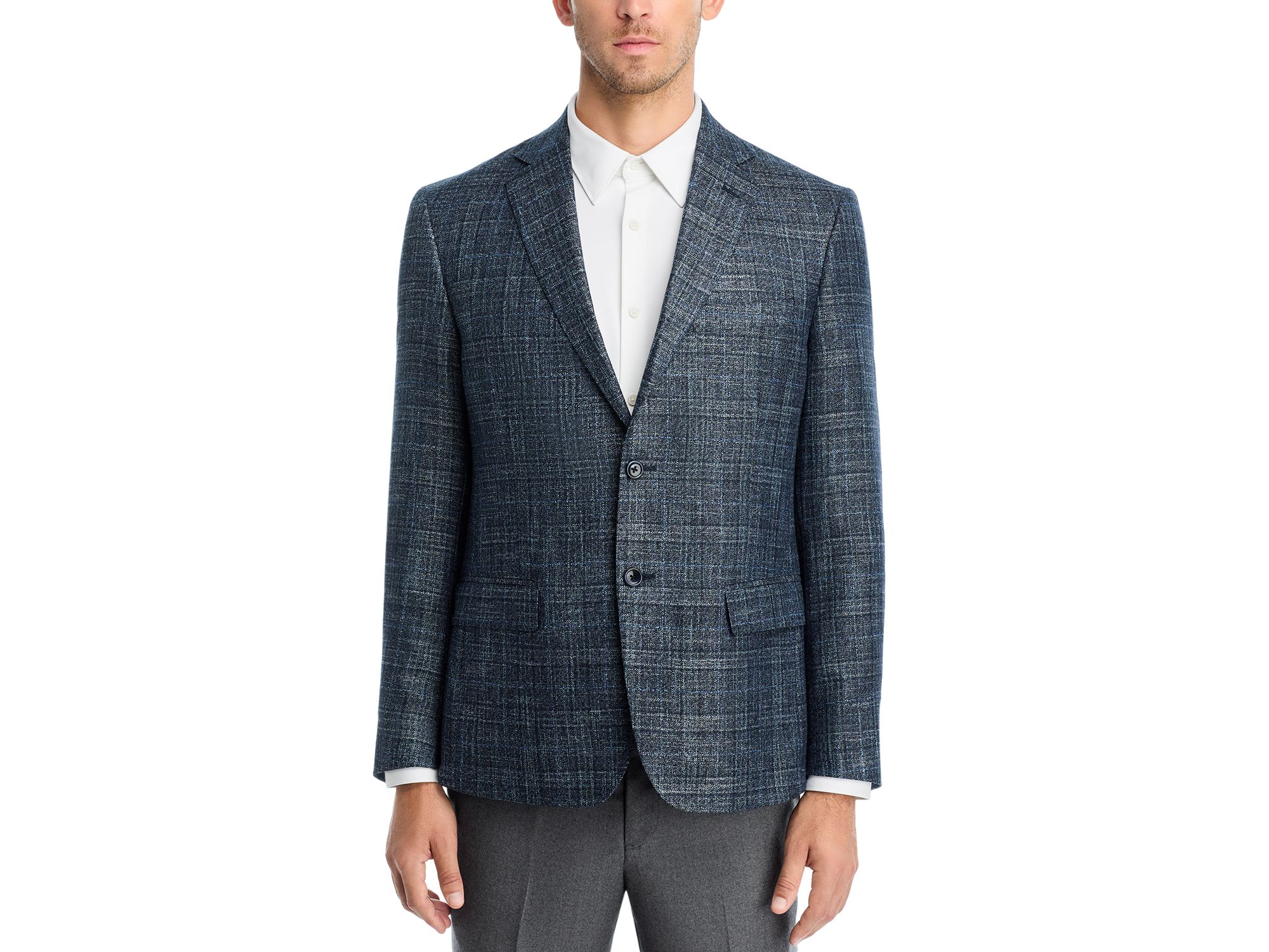Tonal Plaid Regular Fit Sport Coat - Exclusive — Image 4