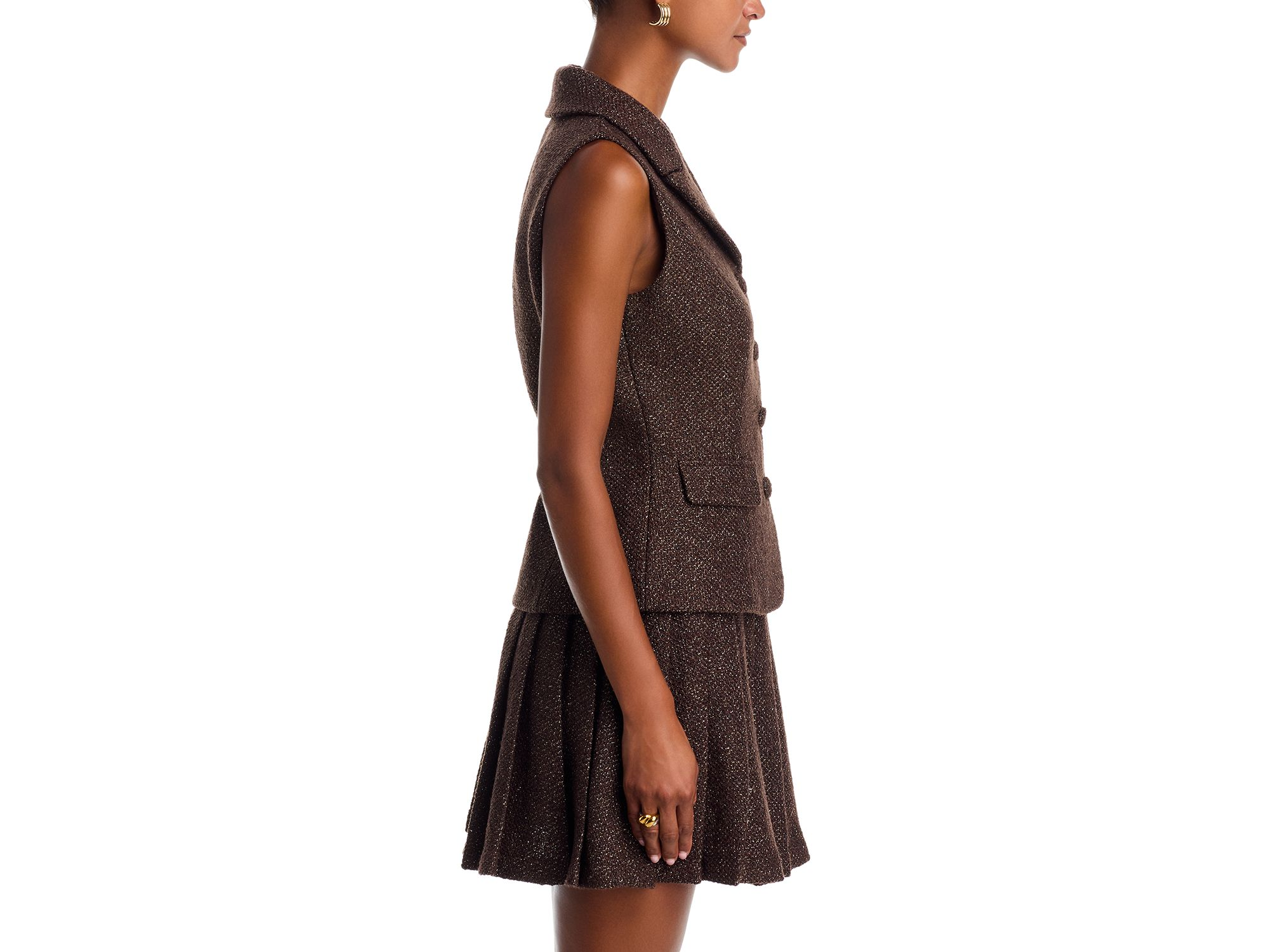 Tweed Vest & Skirt - Exclusive — Image 6