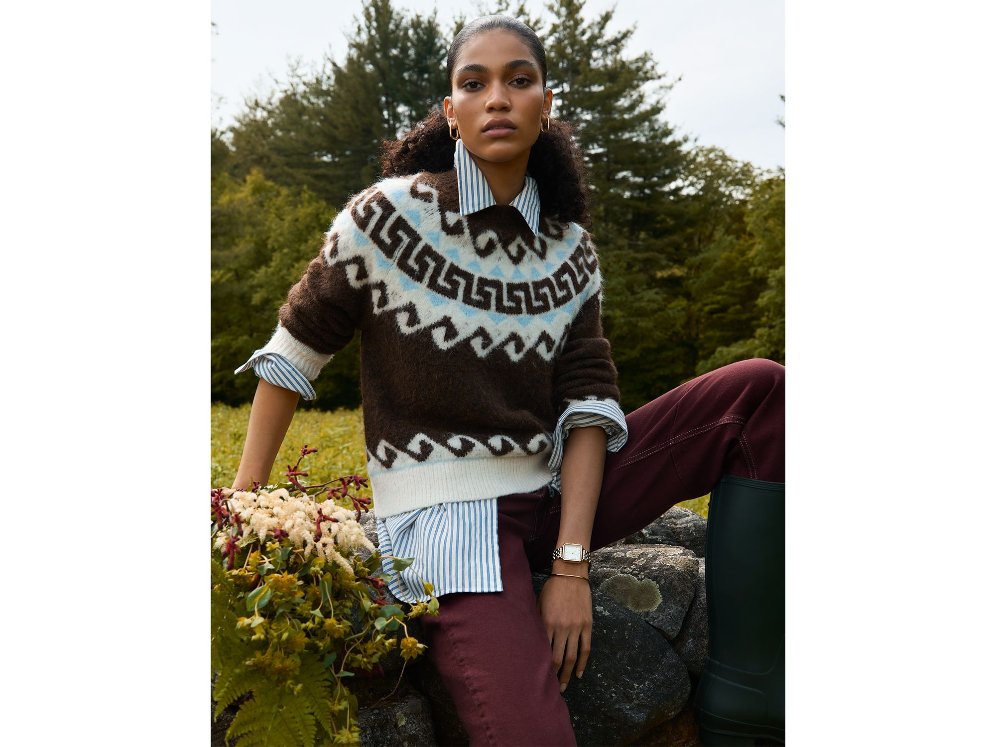 Crewneck Fair Isle Sweater - Exclusive — Image 3