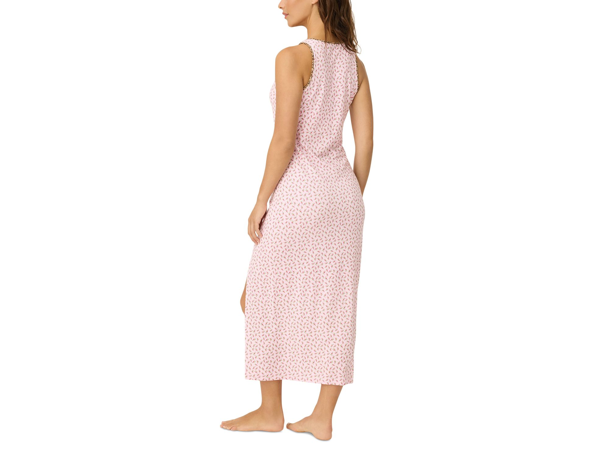 x PQ Swim Contrast Neck Floral Print Night Dress — Image 5