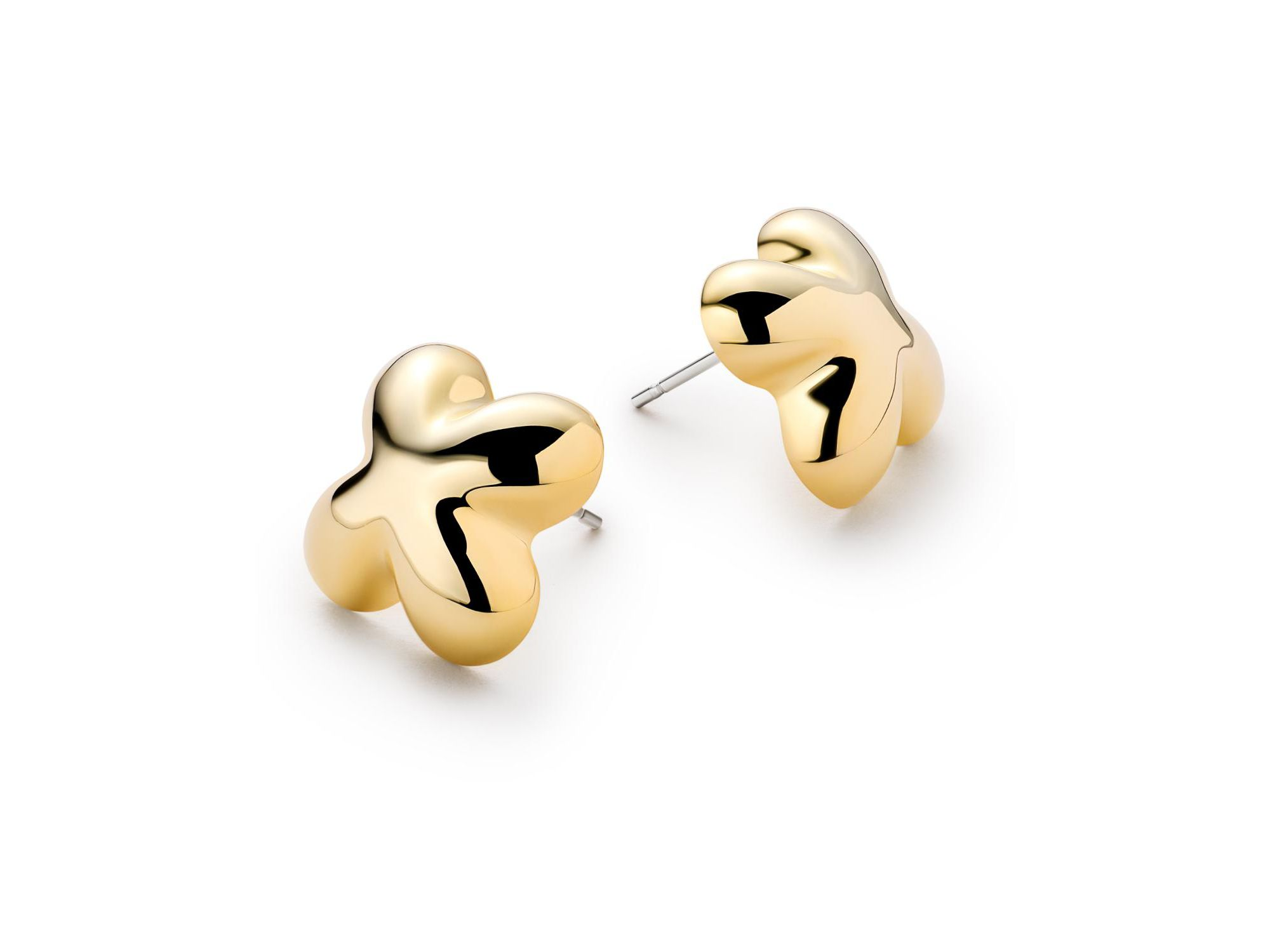 Gold Cassia Stud Earrings — Image 4