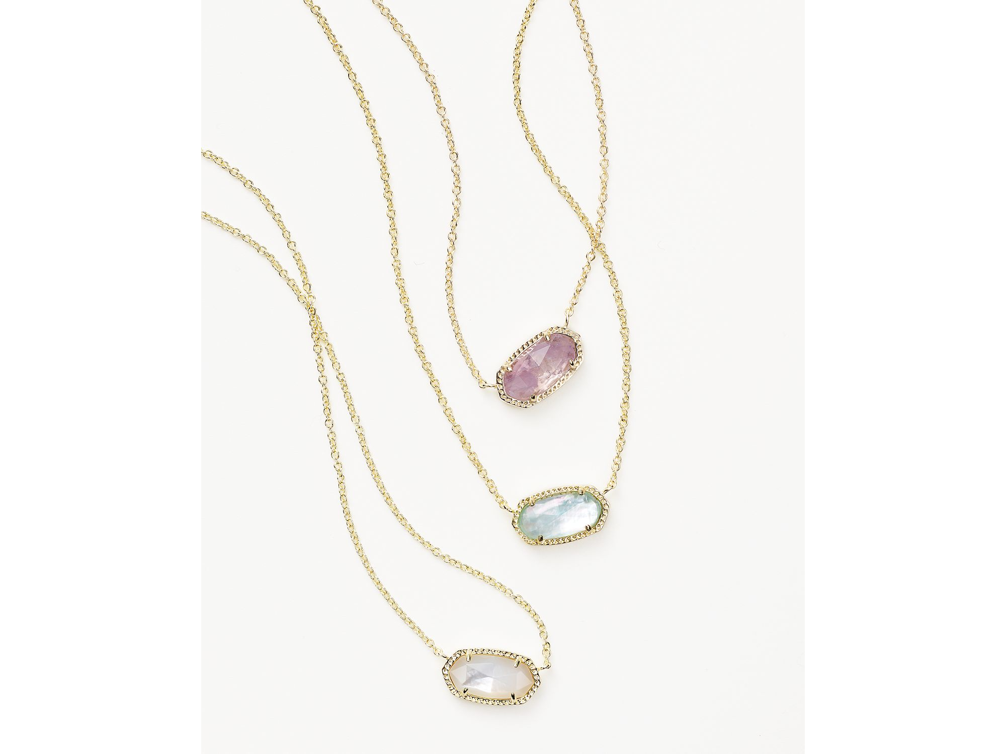Elisa Birthstone Necklace, 15" — Image 3