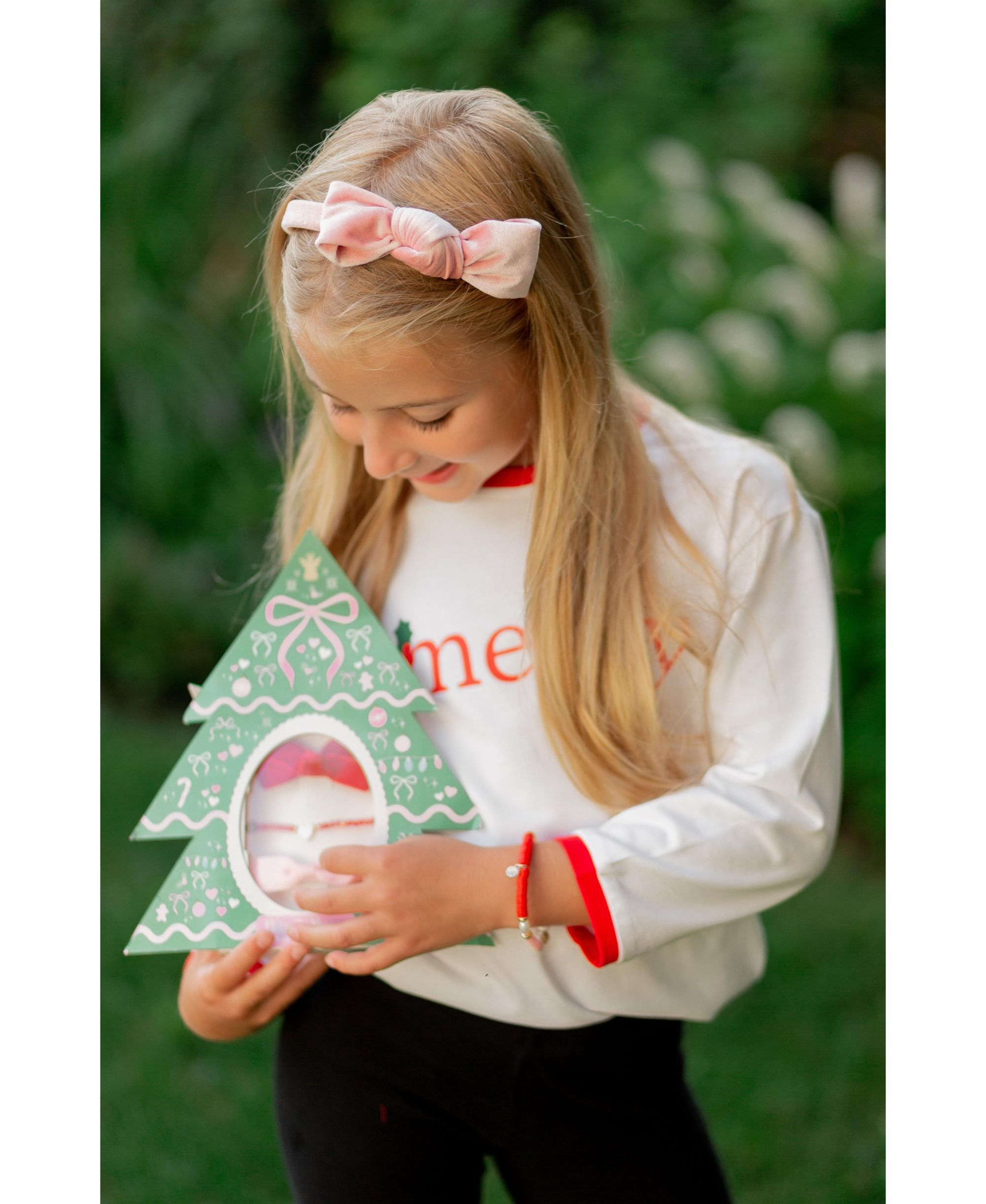 Girls' Velvet Bow Headband — Image 3