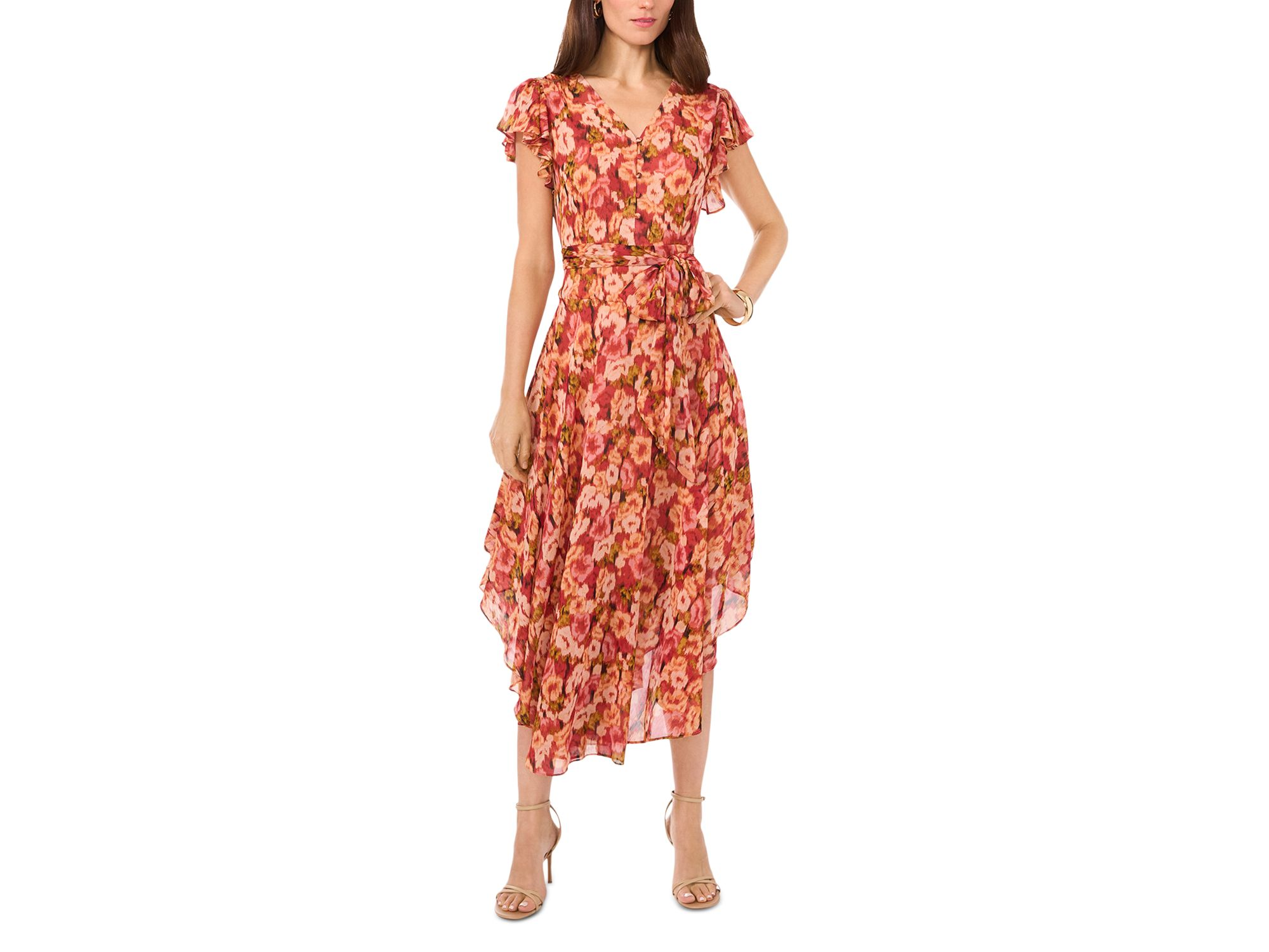 Asymmetric Hem Dress — Image 4