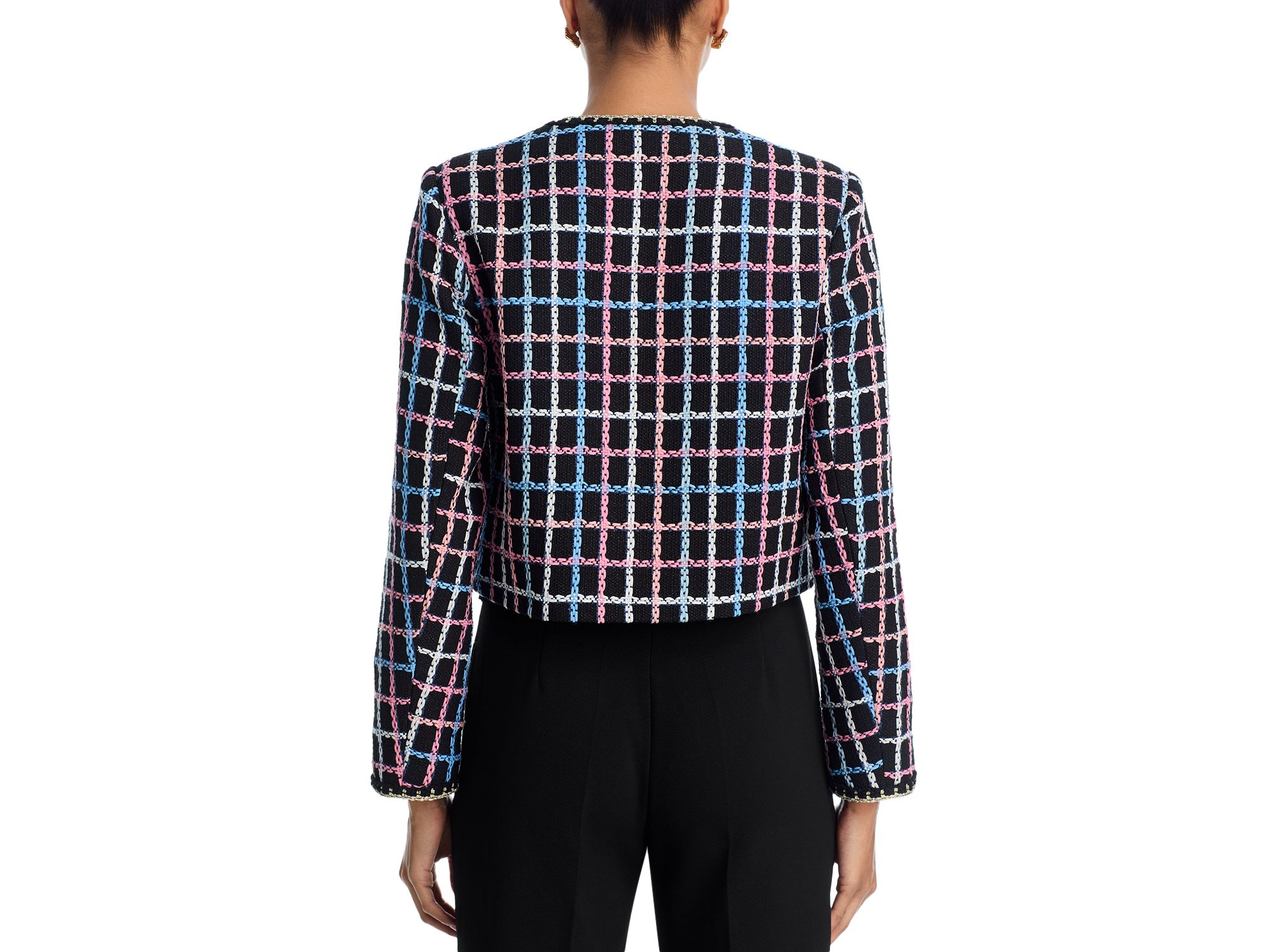 Chainlink Print Tweed Jacket — Image 4
