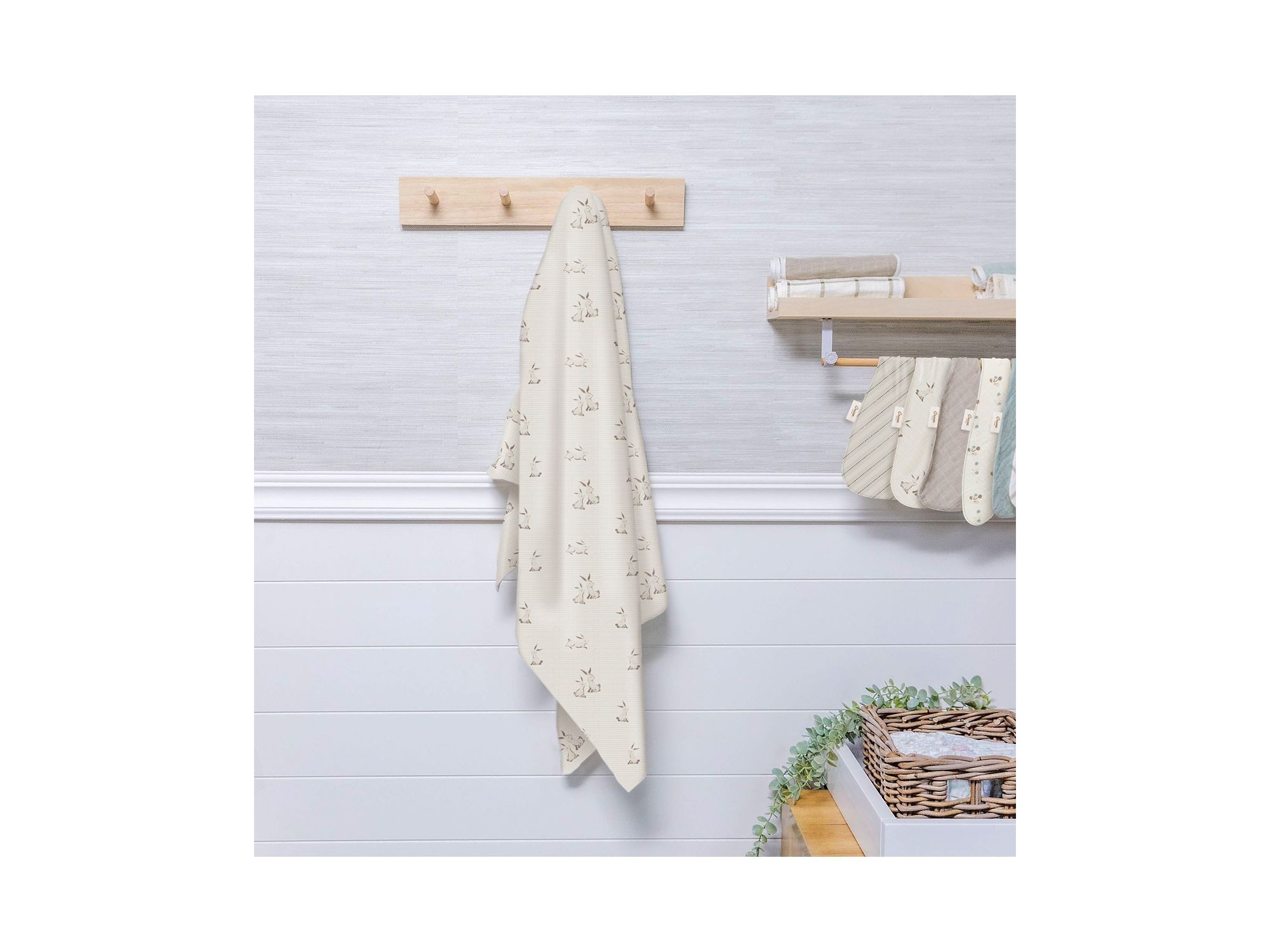 Bunny Single Swaddle Blanket — Image 4