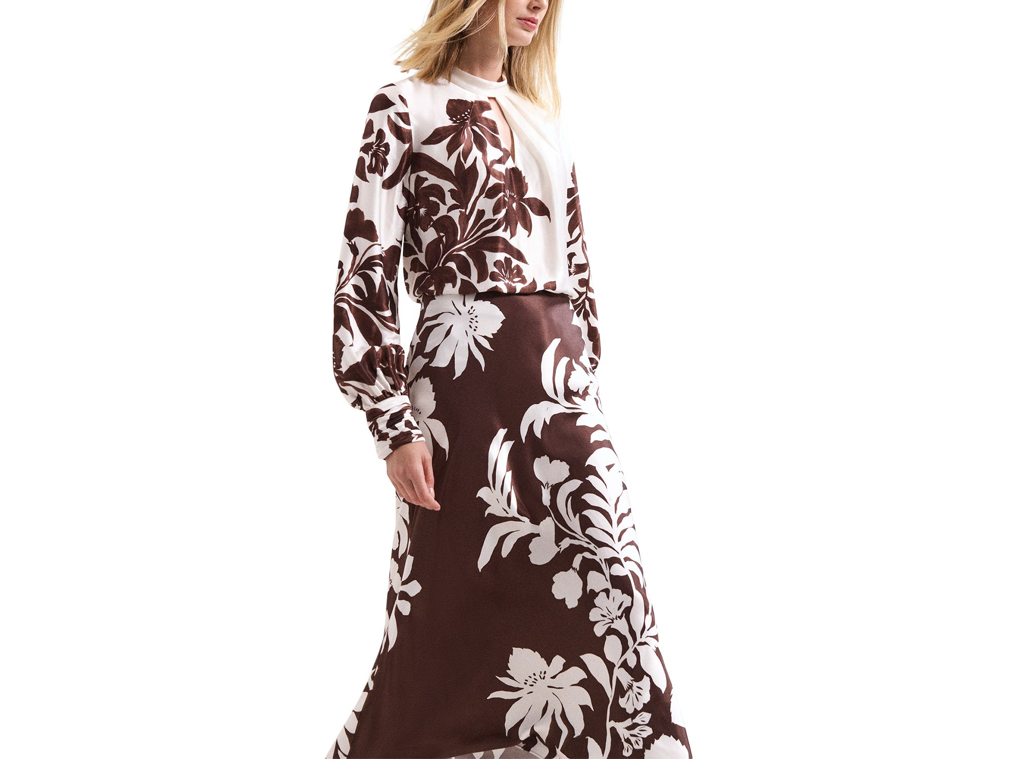 Hattie Satin Skirt — Image 4