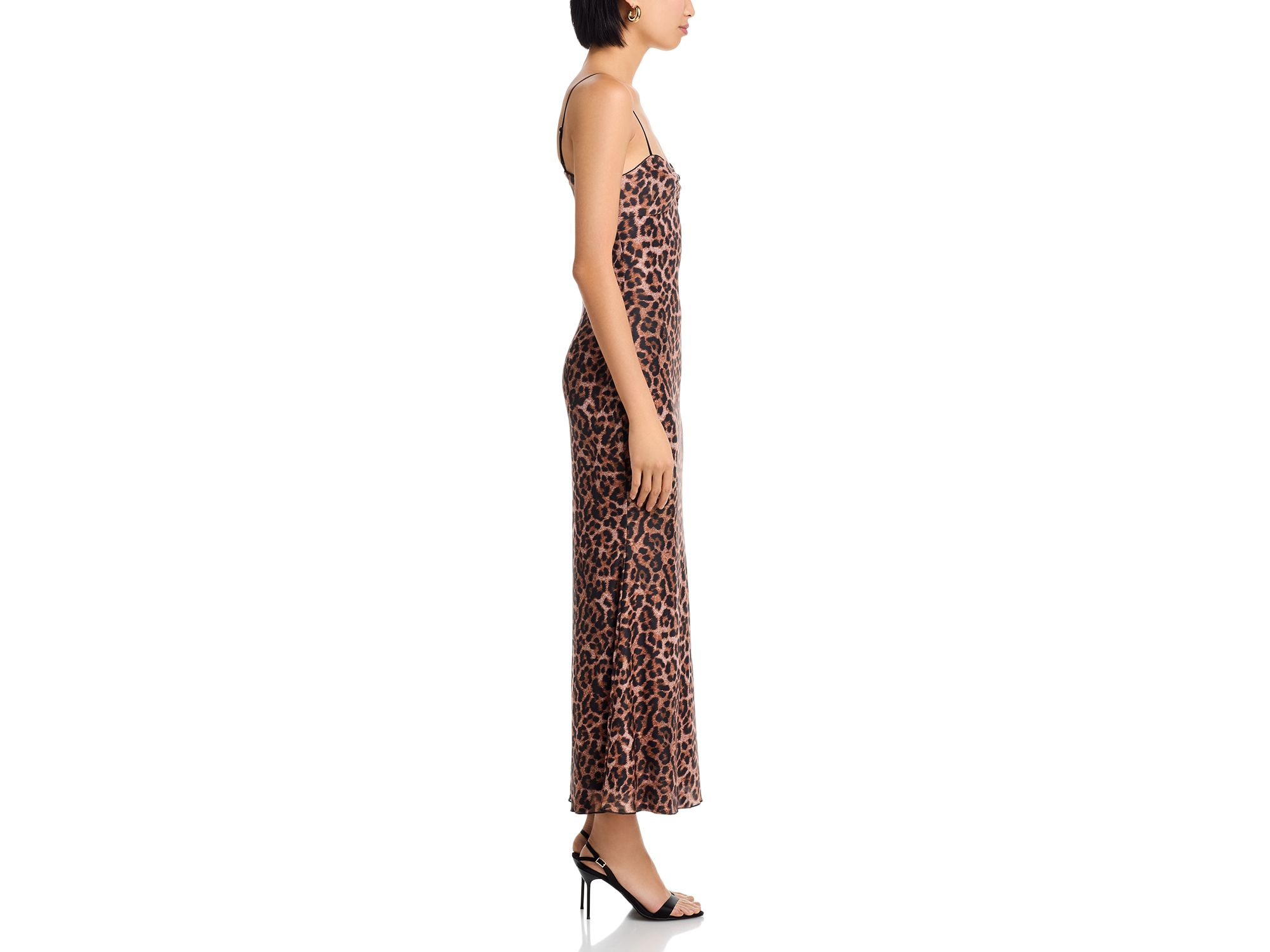Leopard Mesh Maxi Dress - Exclusive — Image 5