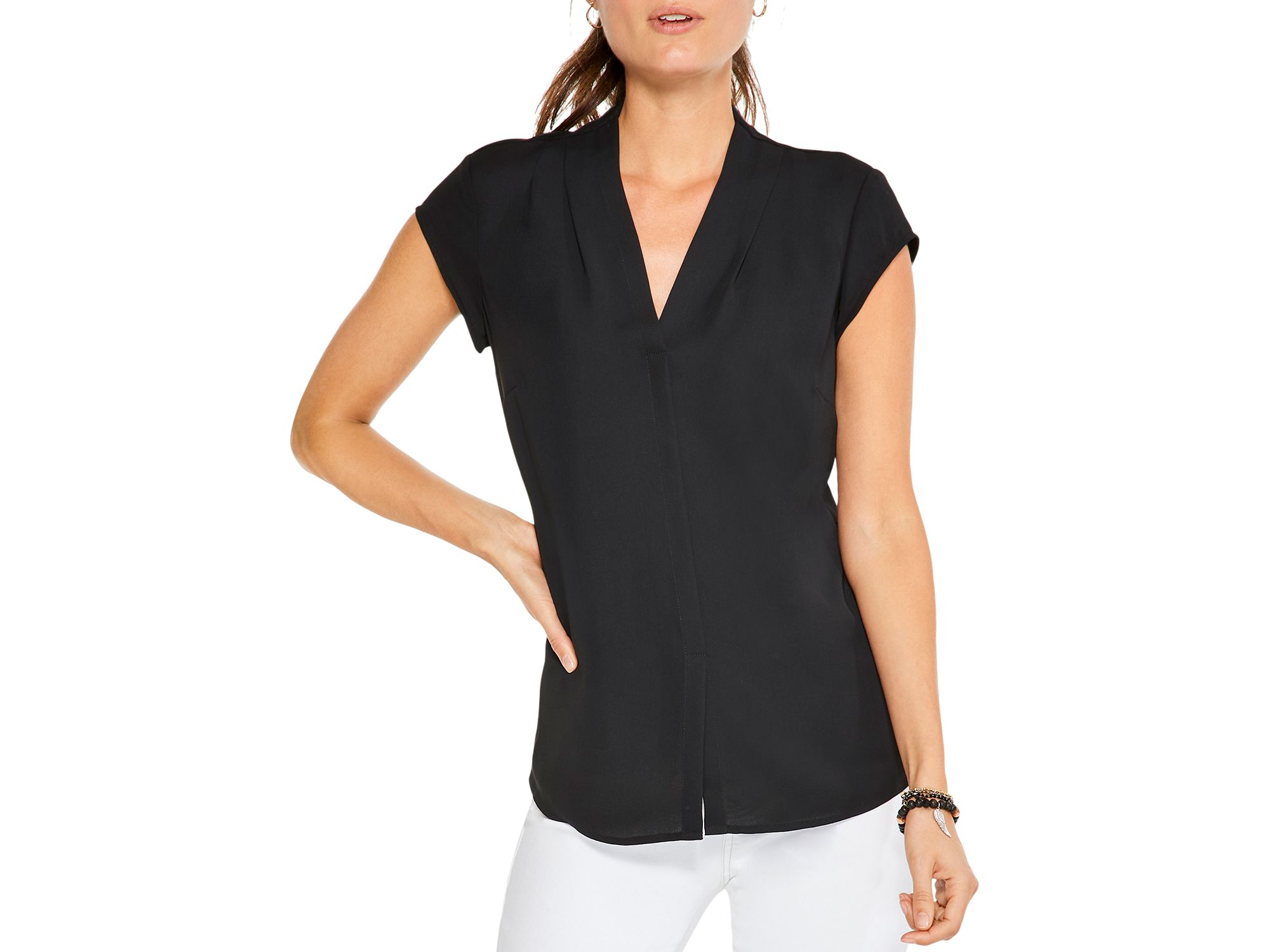 Cap Sleeve Day to Night Top - Image 1