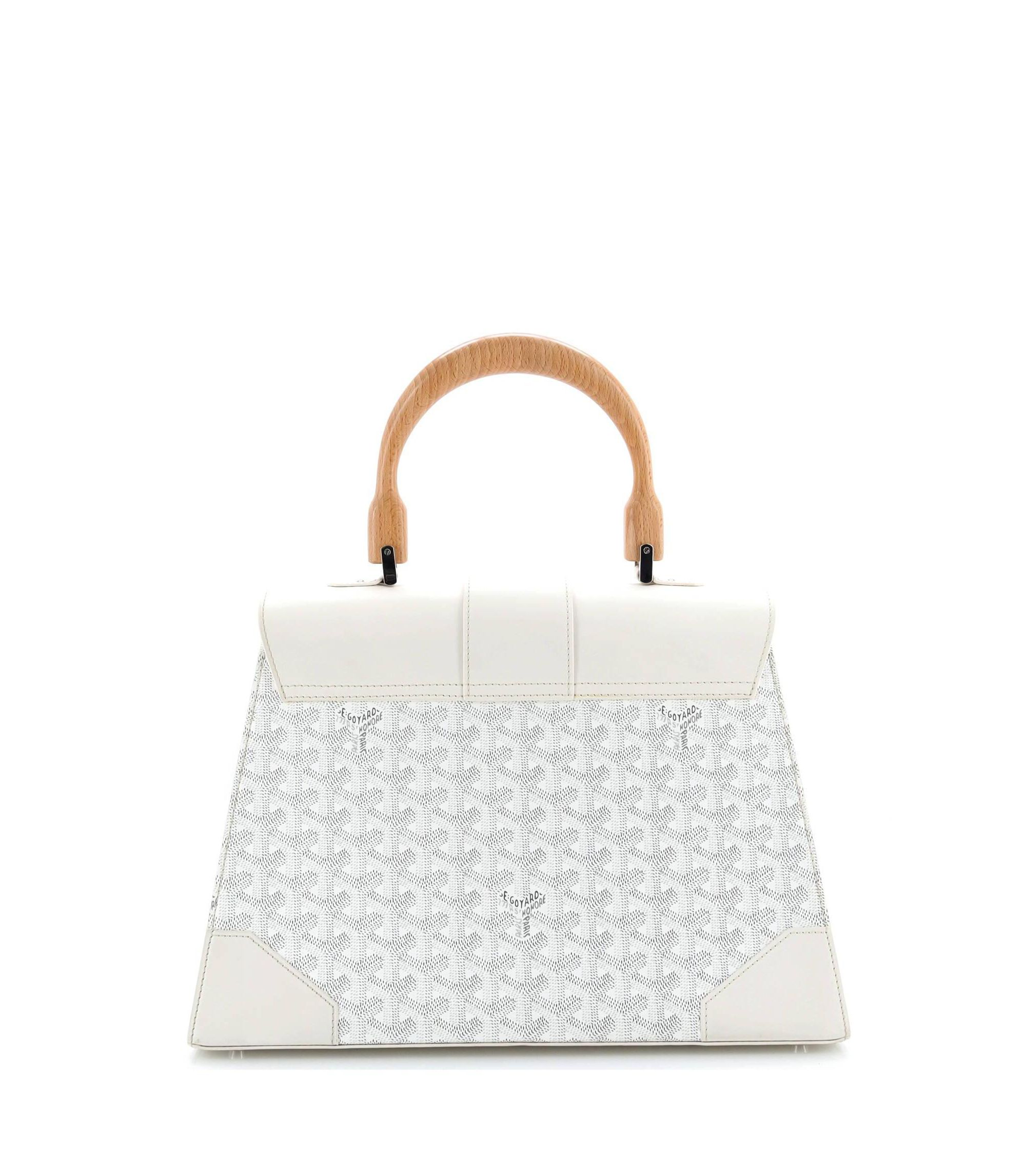 MM Saigon Top Handle Bag Coated Canvas with Leather — Image 3