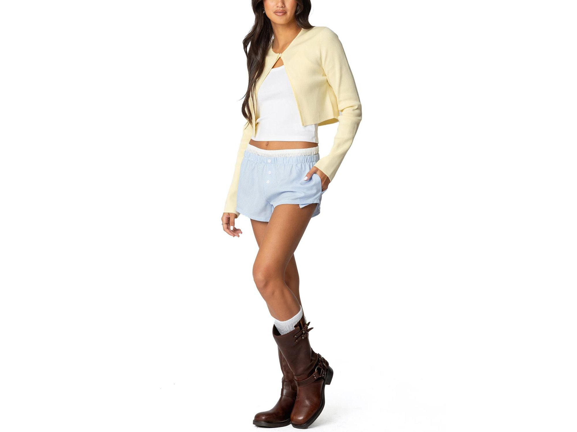 Jayne Split Front Knit Cardigan — Image 3