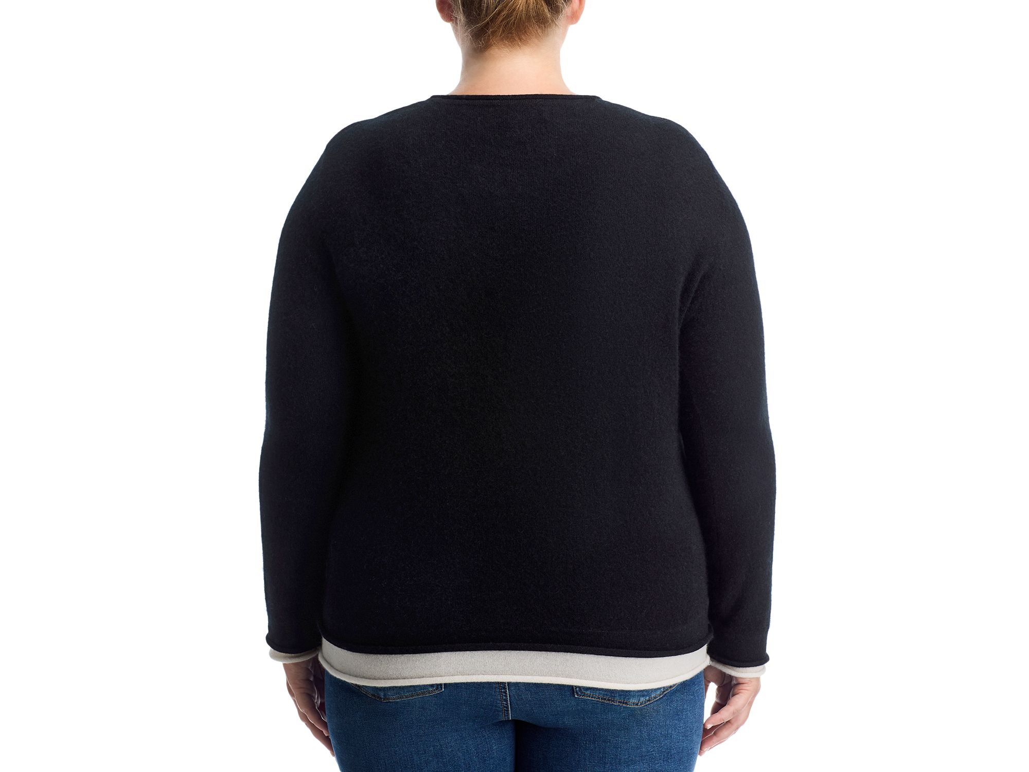 100% Cashmere Double Layer Crewneck Sweater - Exclusive — Image 5