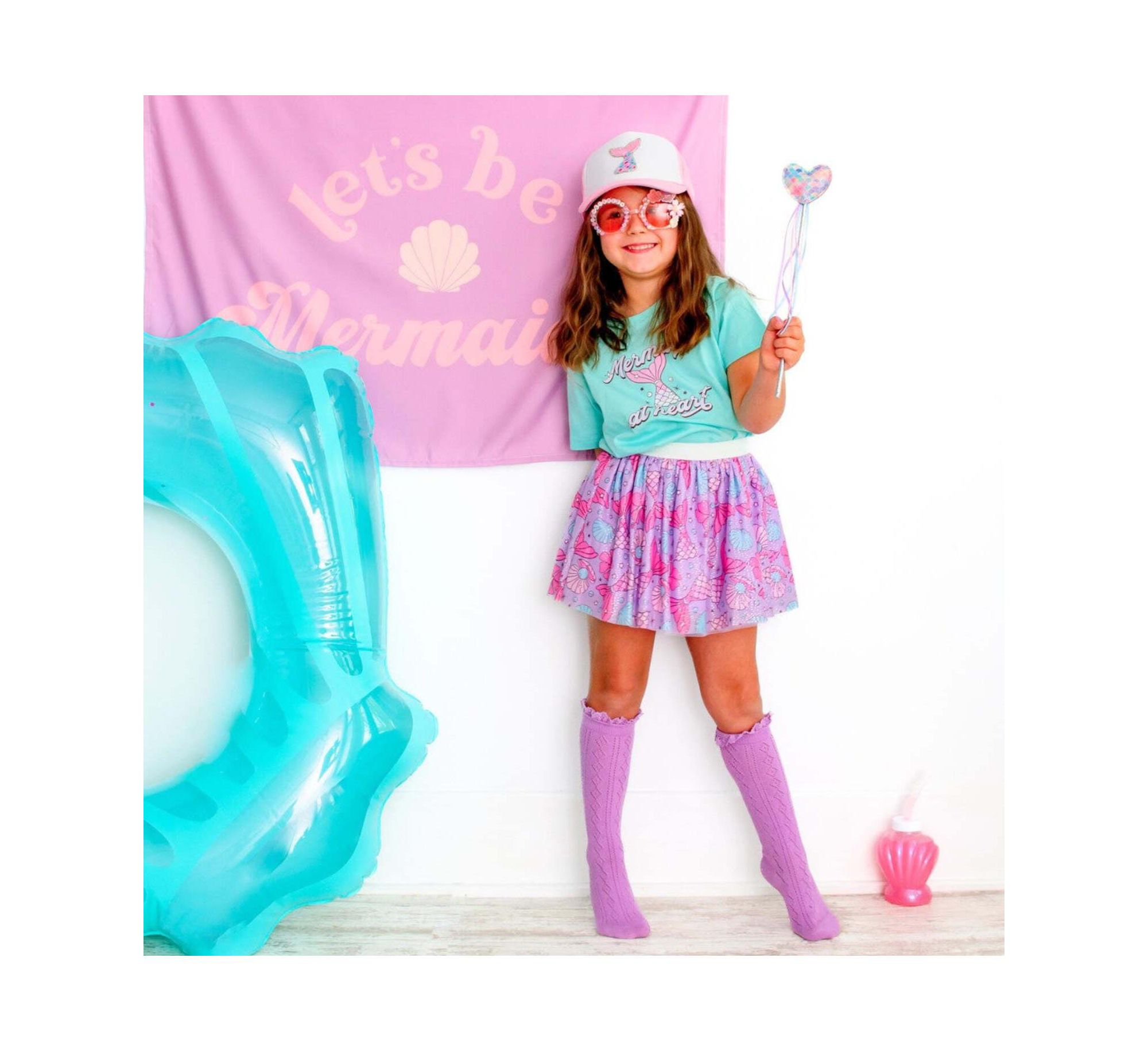 Girls' Mermaid Splash Tutu - Baby, Little Kid — Image 4