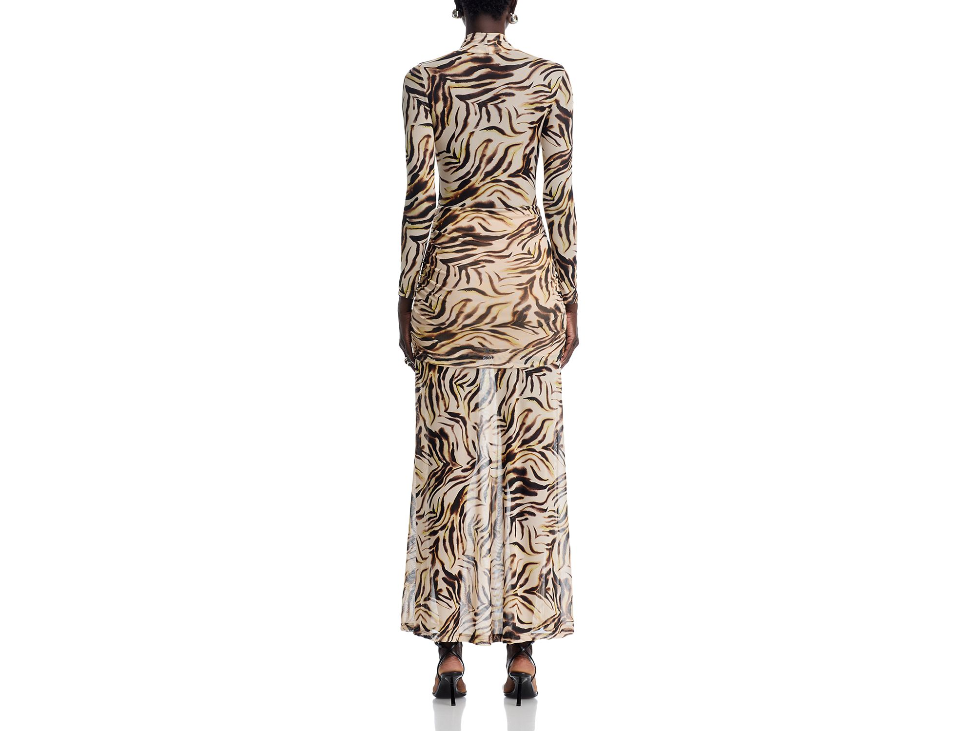 Drop Waist Mesh Maxi Dress — Image 4