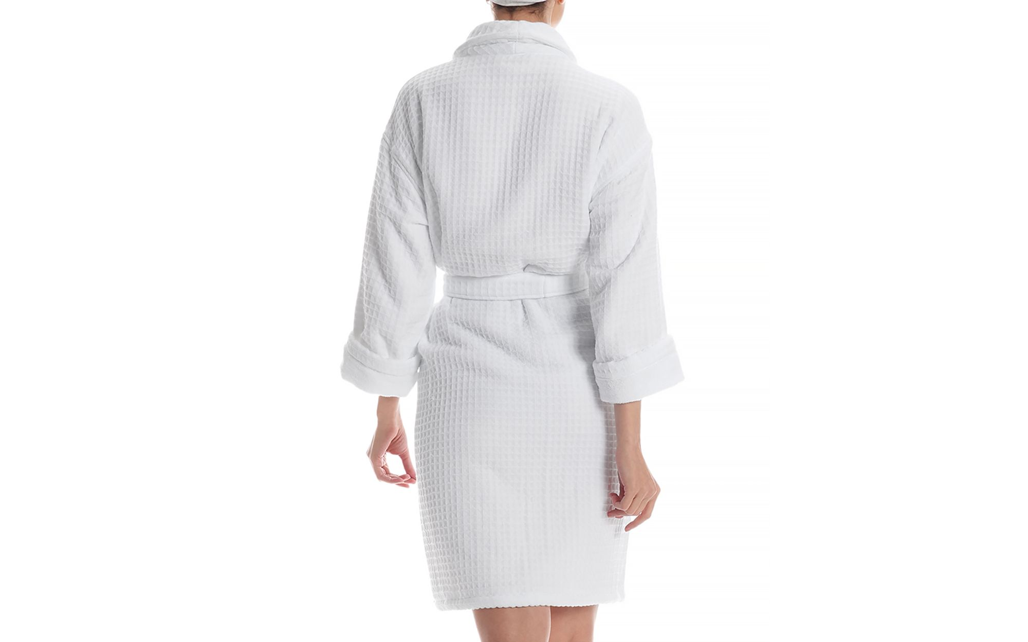 Waffle Twist Bath Robe — Image 6