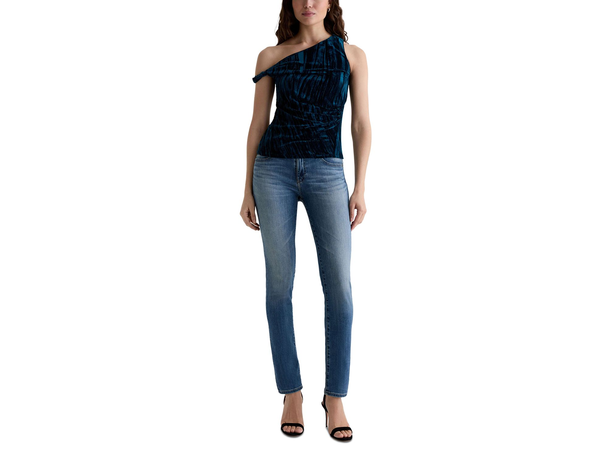 Mid Rise Cigarette Leg Jeans in Kinship — Image 8
