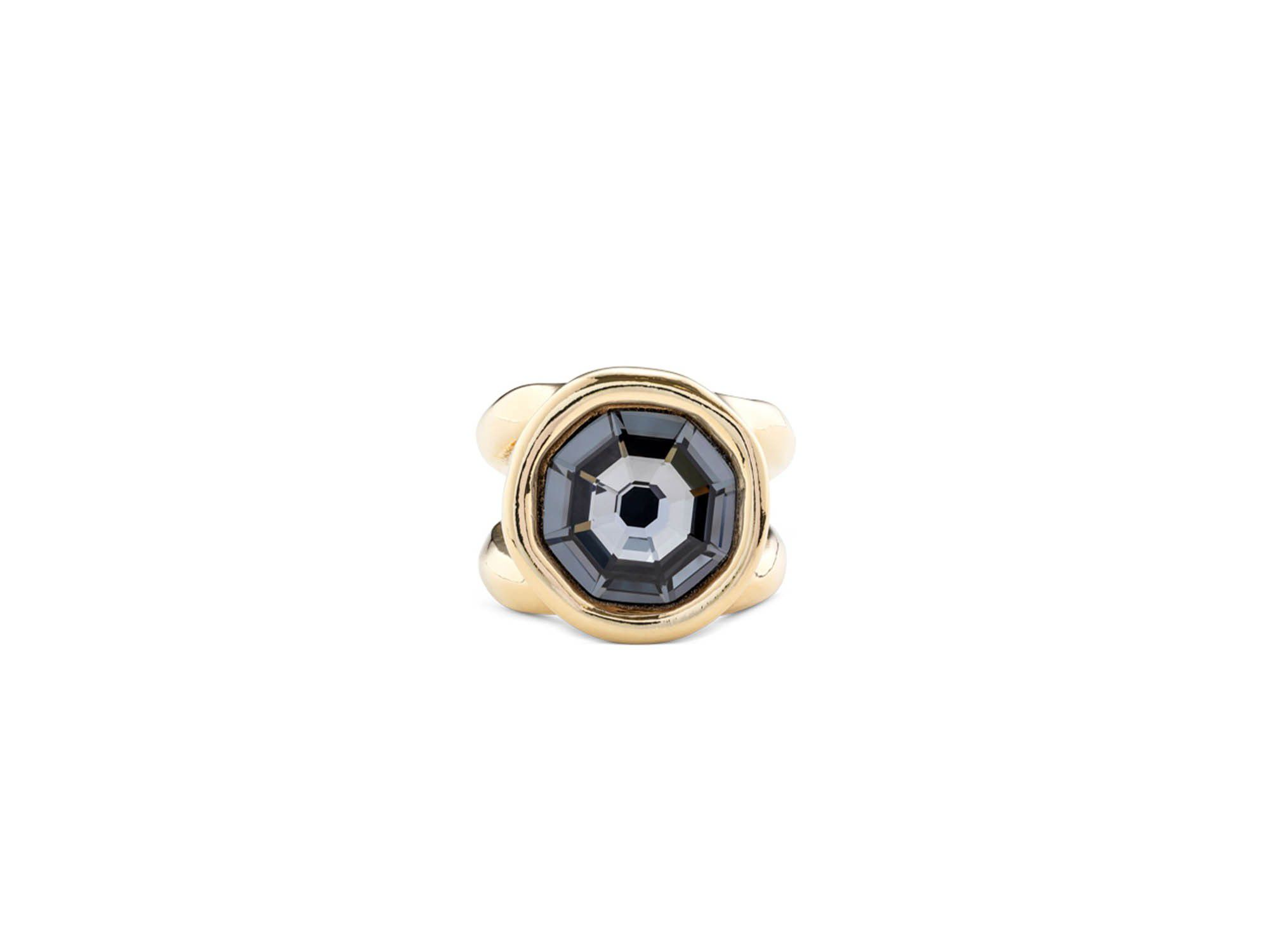 Double Band Crystal Ring — Image 3