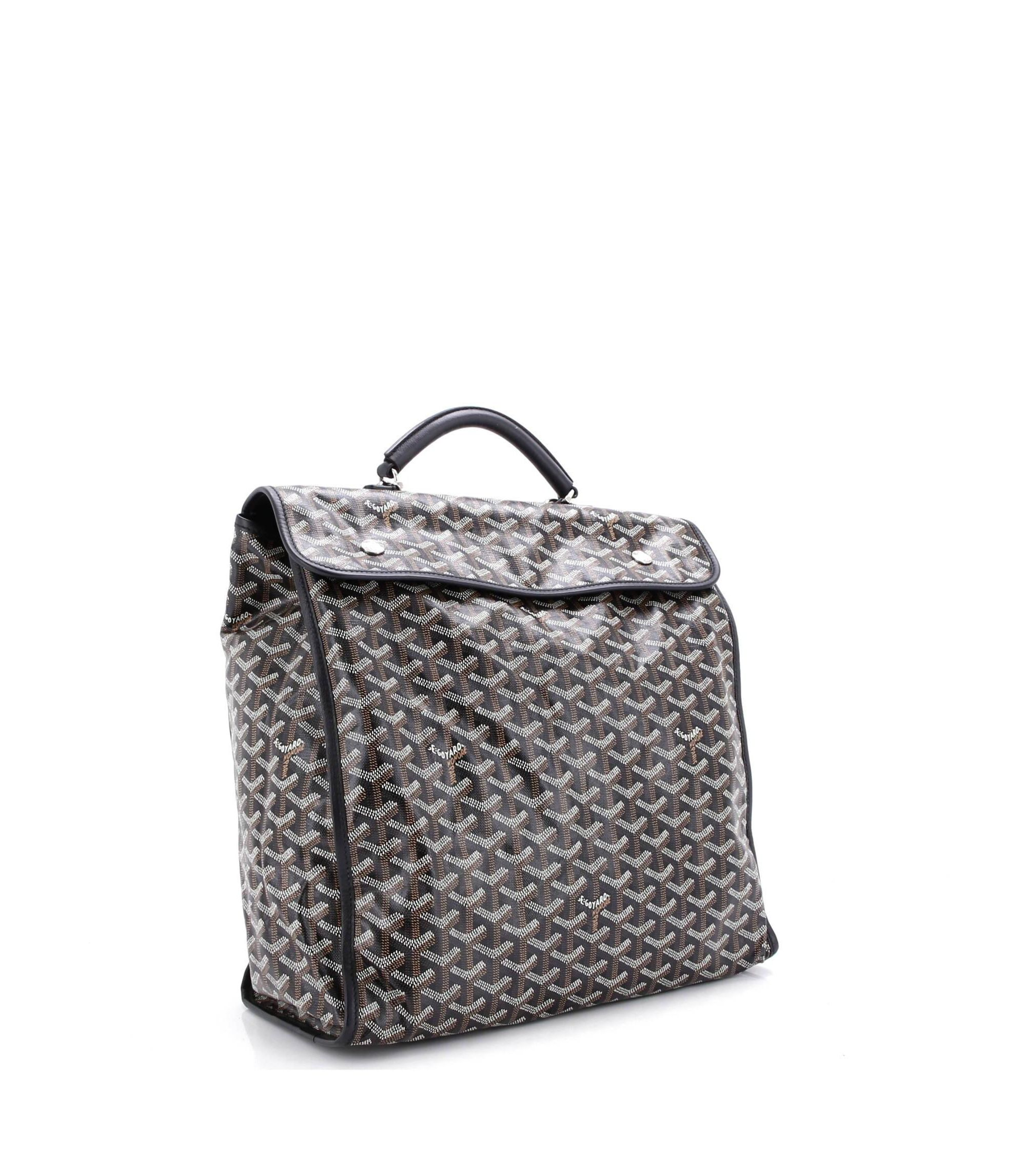 Saint Leger Briefcase Backpack Coated Canvas — Image 4