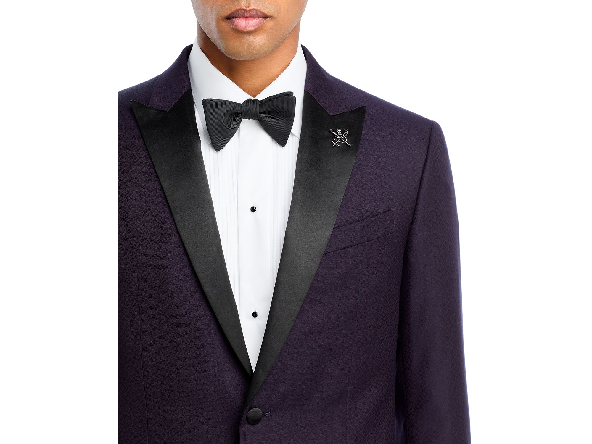 Micro Jacquard Peak Dinner Jacket — Image 3
