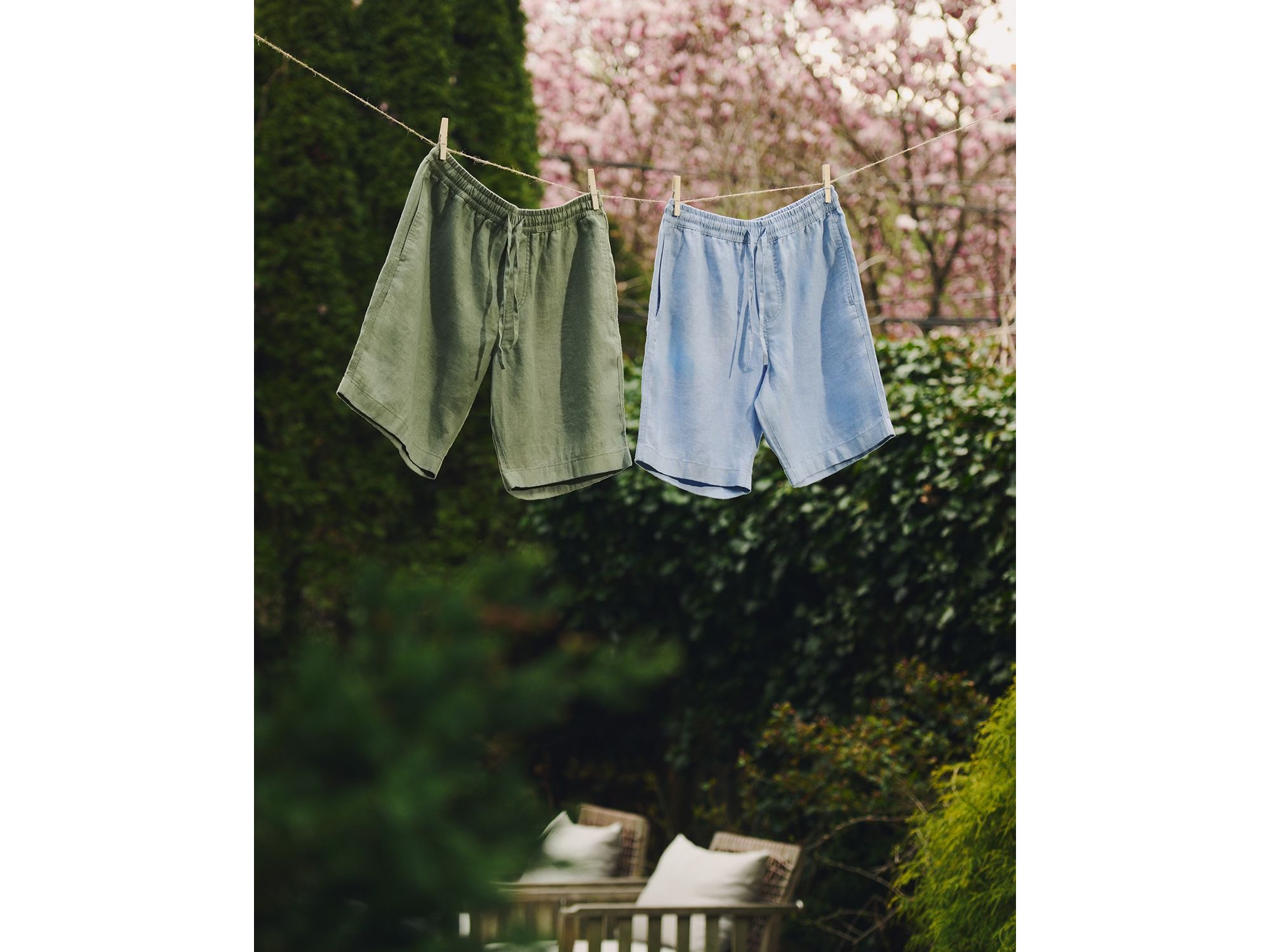 Linen 9" Resort Shorts — Image 3