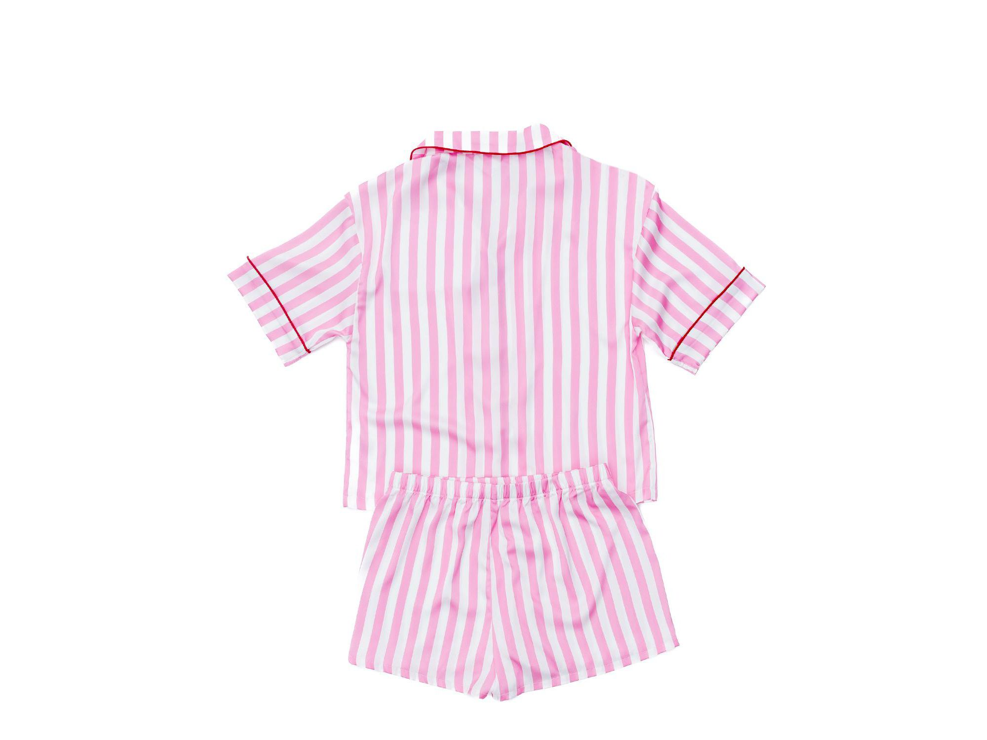 Girls' Please Please Please Silky Short Sleeve Shorts Set - Little Kid, Big Kid — Image 4