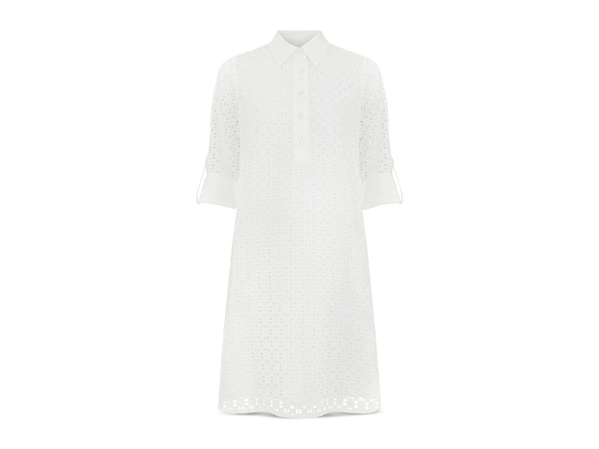 Marciella Eyelet Shirt Dress — Image 6