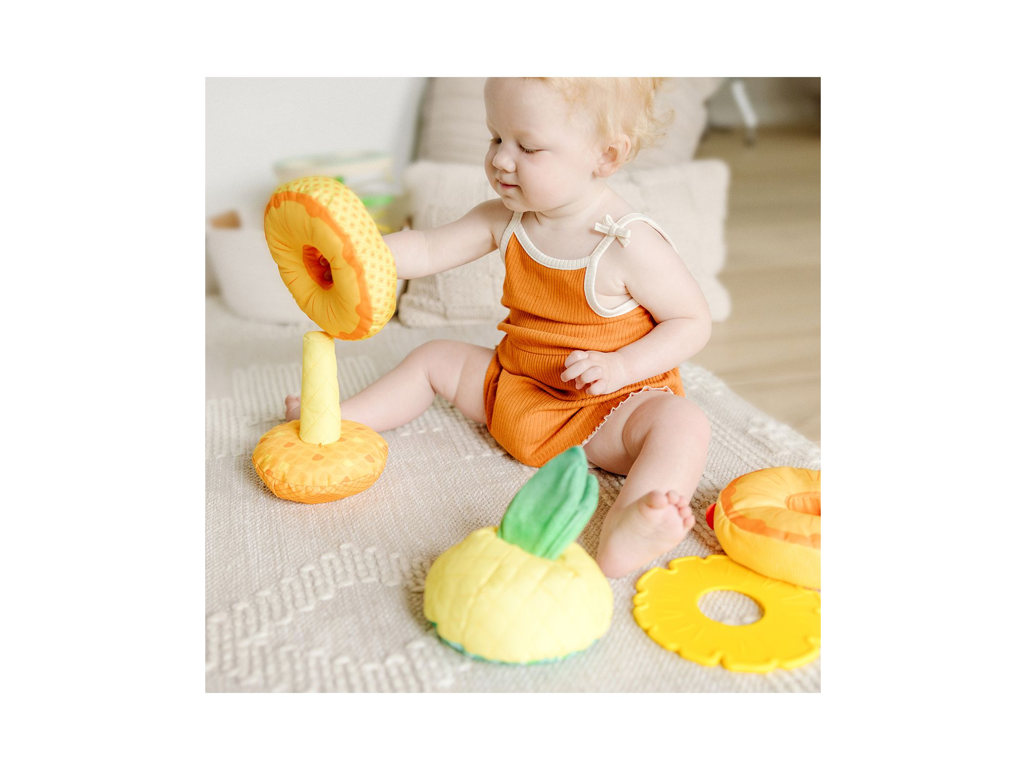 Pineapple Soft Stacker - Ages 6+ Months — Image 3