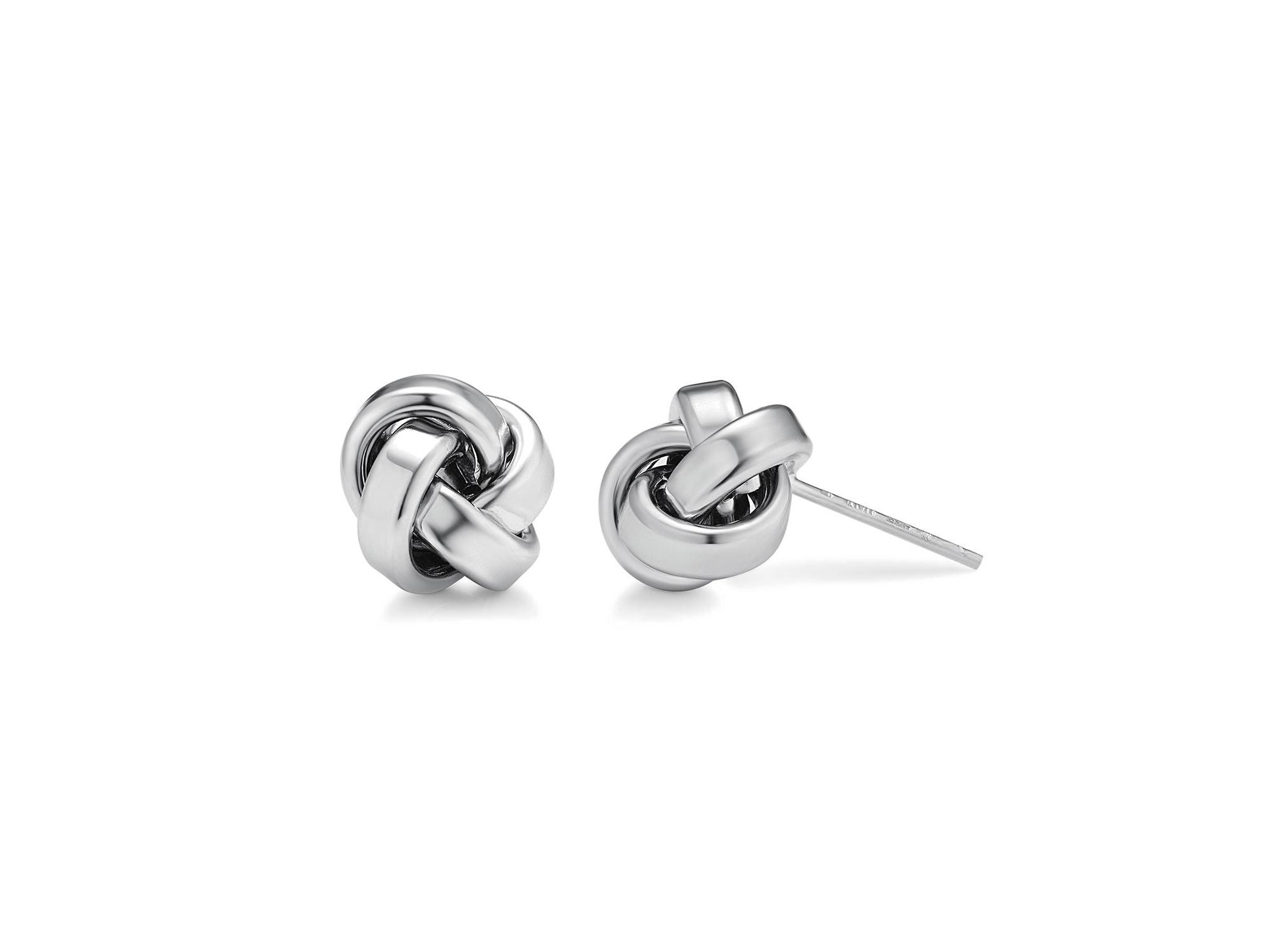 Sterling Eternal Knot Studs — Image 5