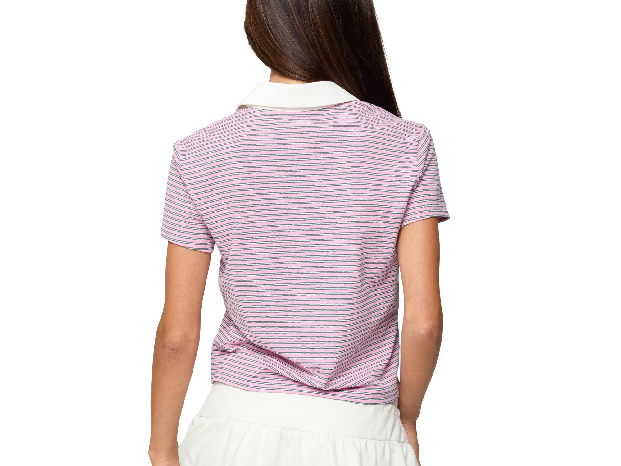 Lennie Striped Polo Top — Image 3