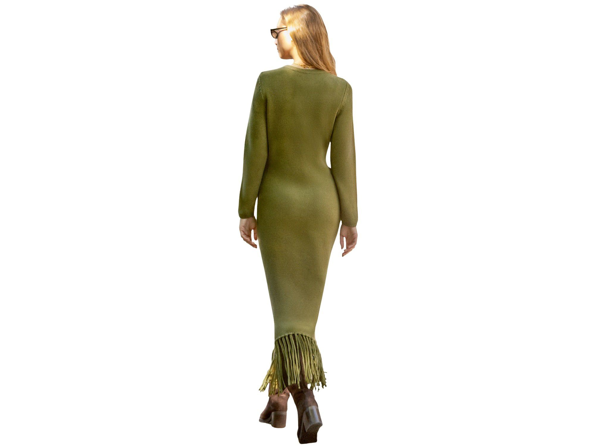 Applique Knit Maxi Dress — Image 4