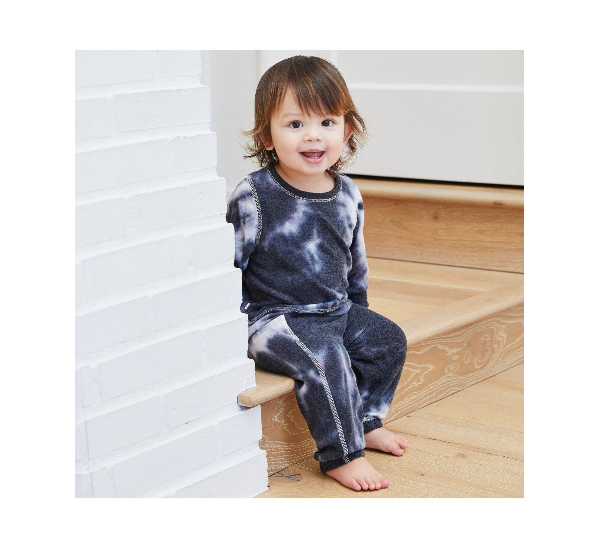 Unisex Hacci Loungewear Set in Tie Dye - Baby — Image 3