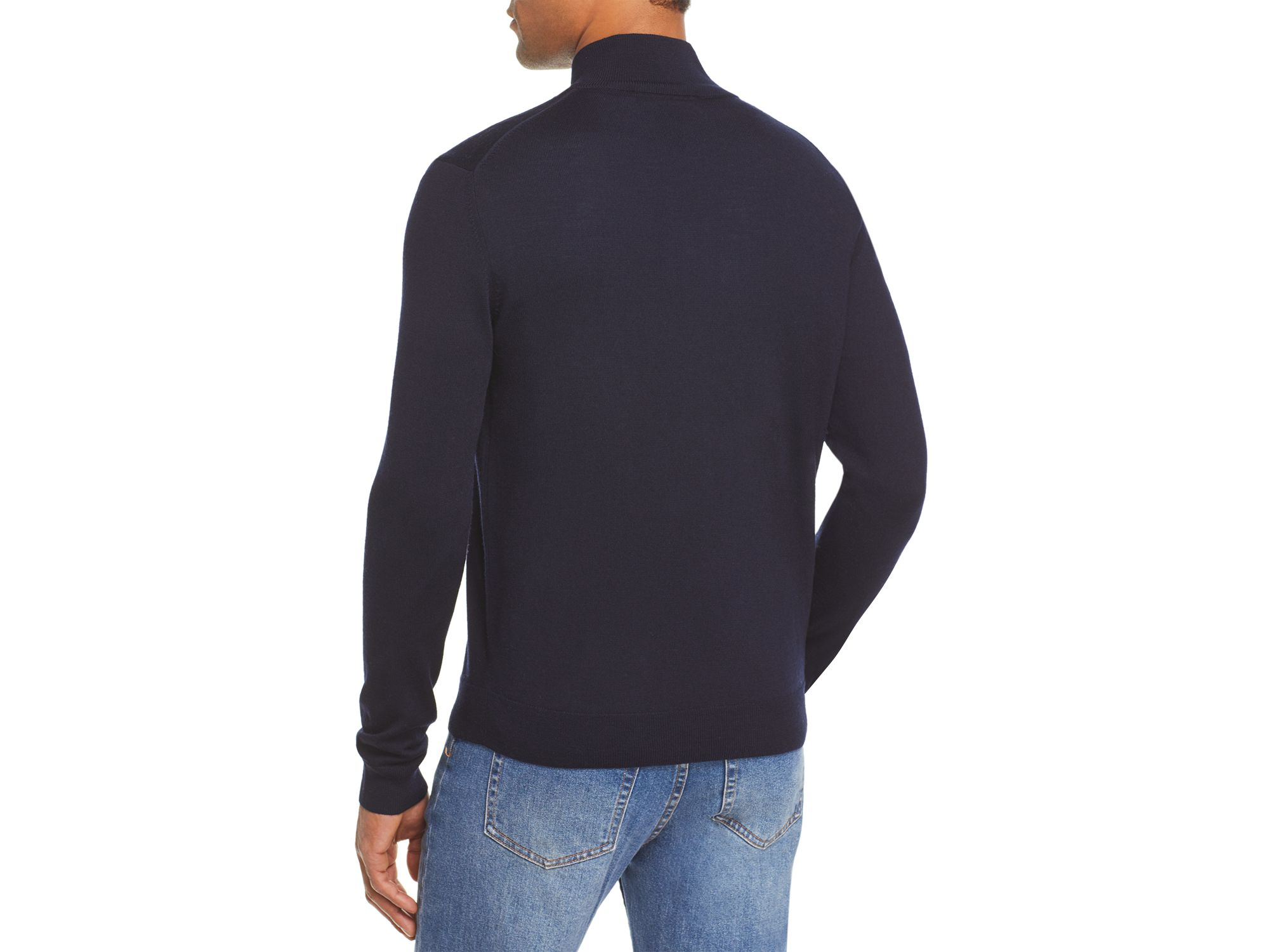 Quarter-Zip Merino Wool Sweater - Exclusive — Image 4