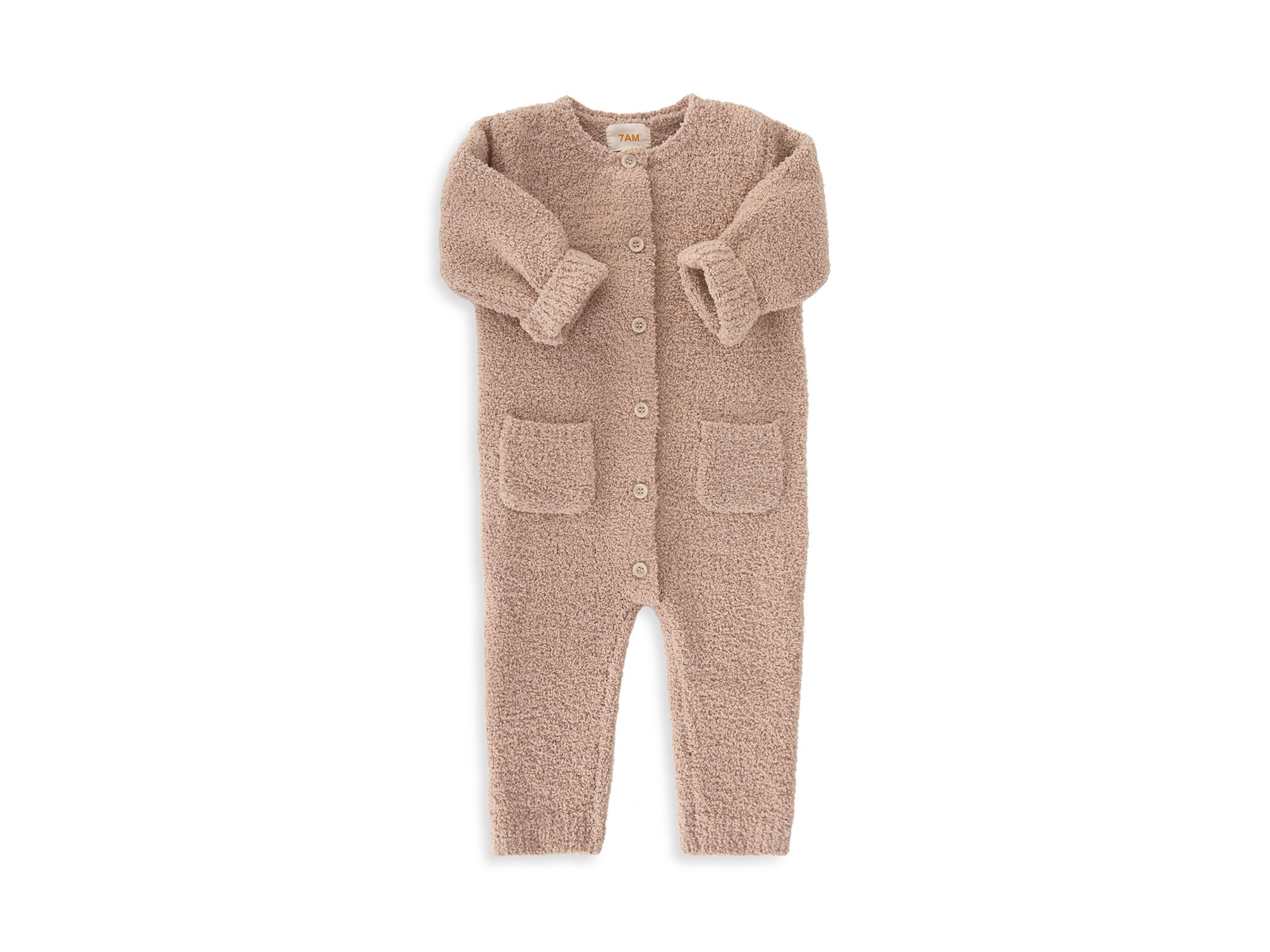 Unisex Fuzzy Long Sleeve Jumpsuit - Baby — Image 9