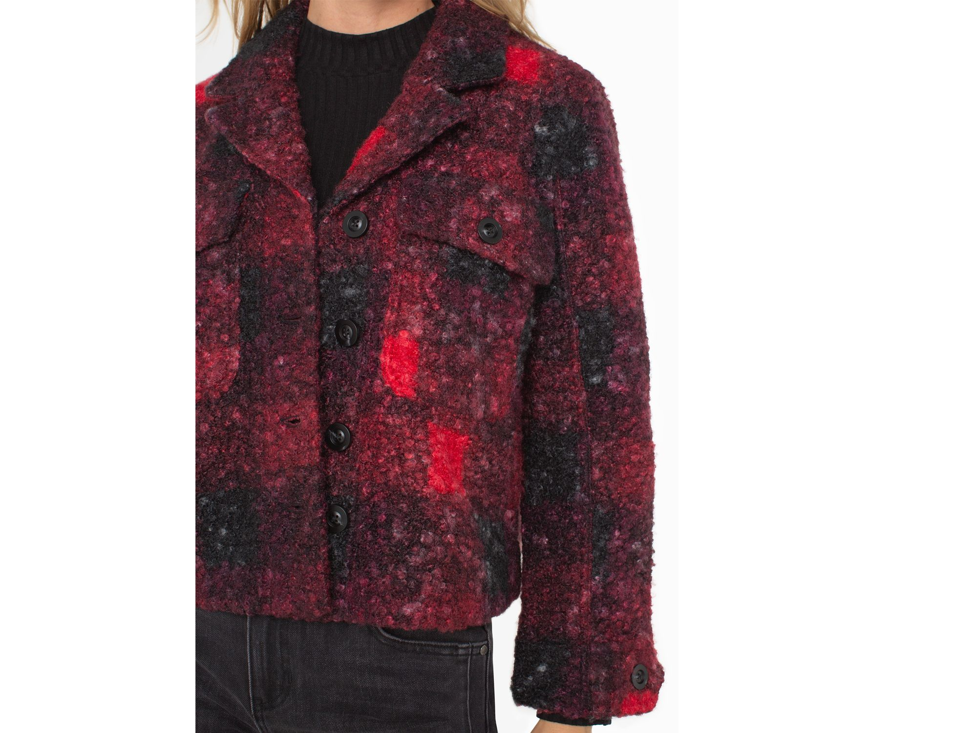 Buffalo Check Shirt Jacket — Image 4
