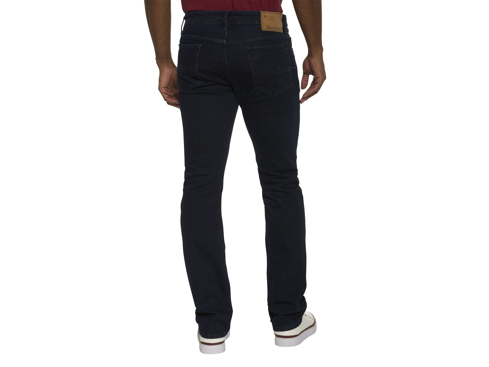 Dayne Relaxed Fit Straight Leg Jeans in Dark Indigo — Image 3