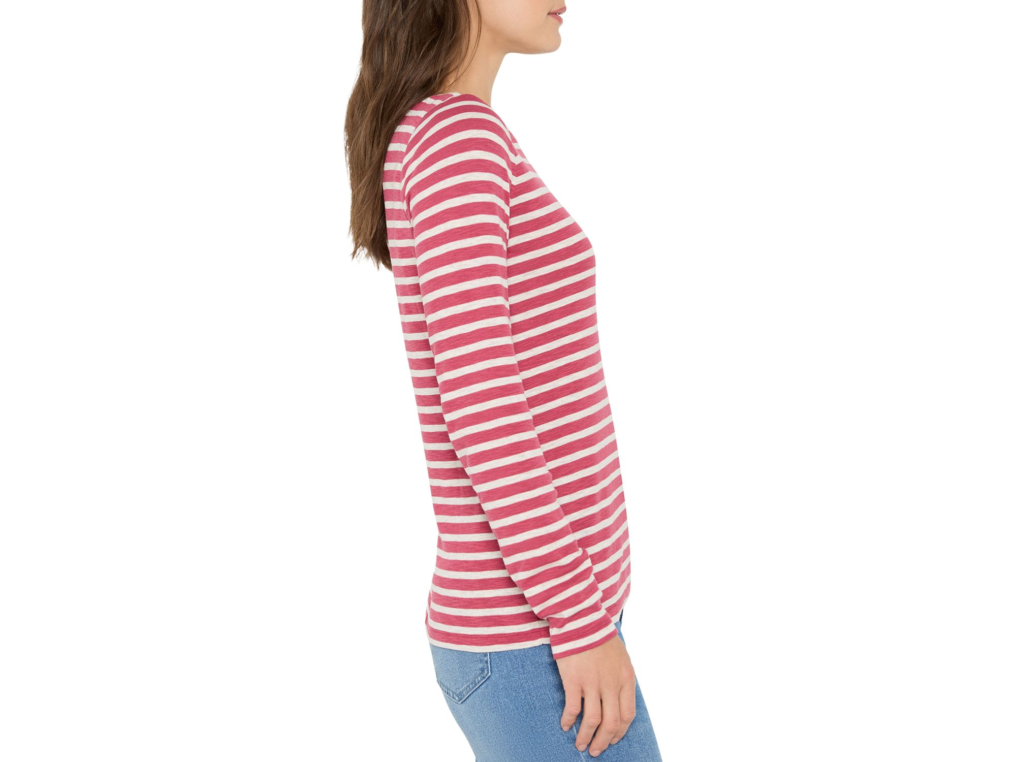 Long Sleeve Stripe Boat Tee — Image 3
