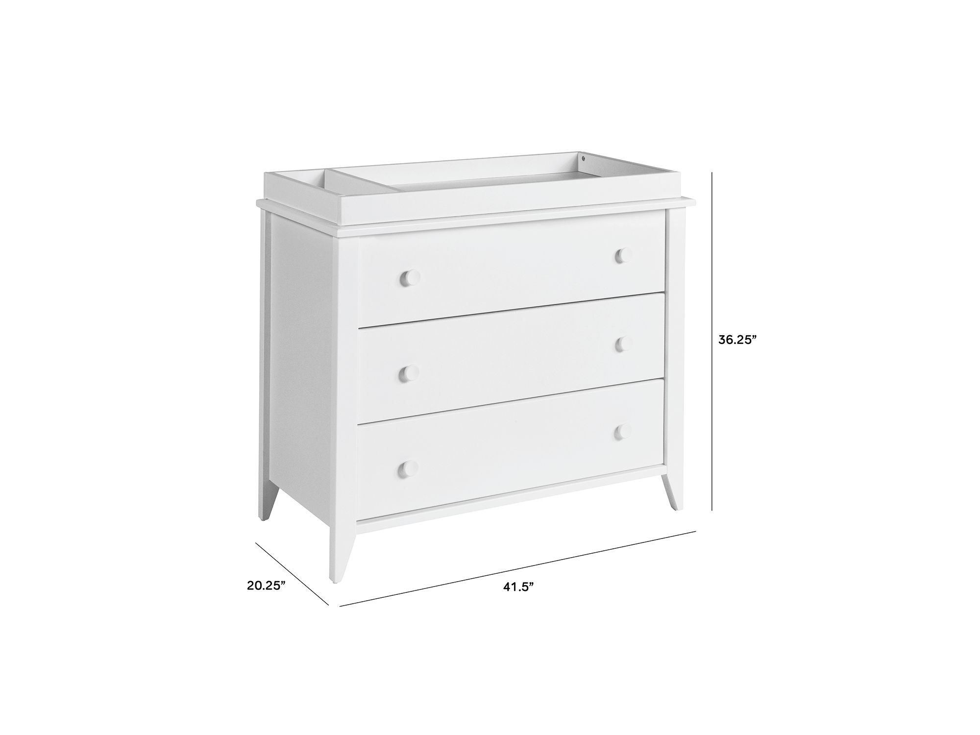 Sprout 3 Drawer Changer Dresser with Removable Changing Tray — Image 18