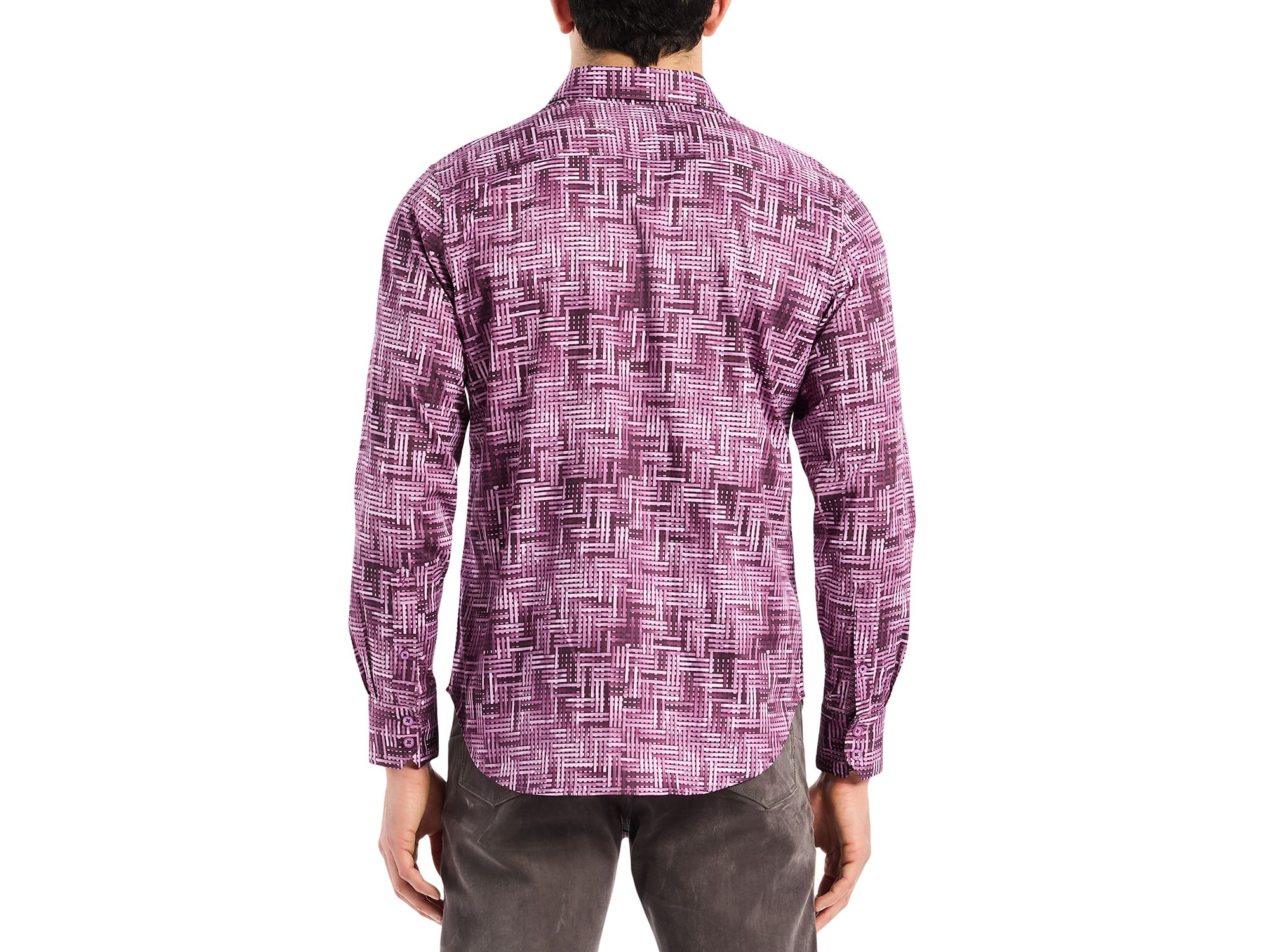 Berkley Long Sleeve Printed Woven Shirt — Image 5