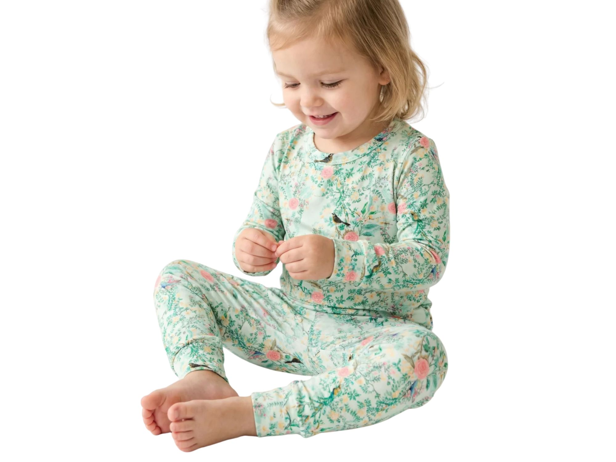 Girls' Sage Blossom Pajama Set - Baby, Little Kid — Image 6