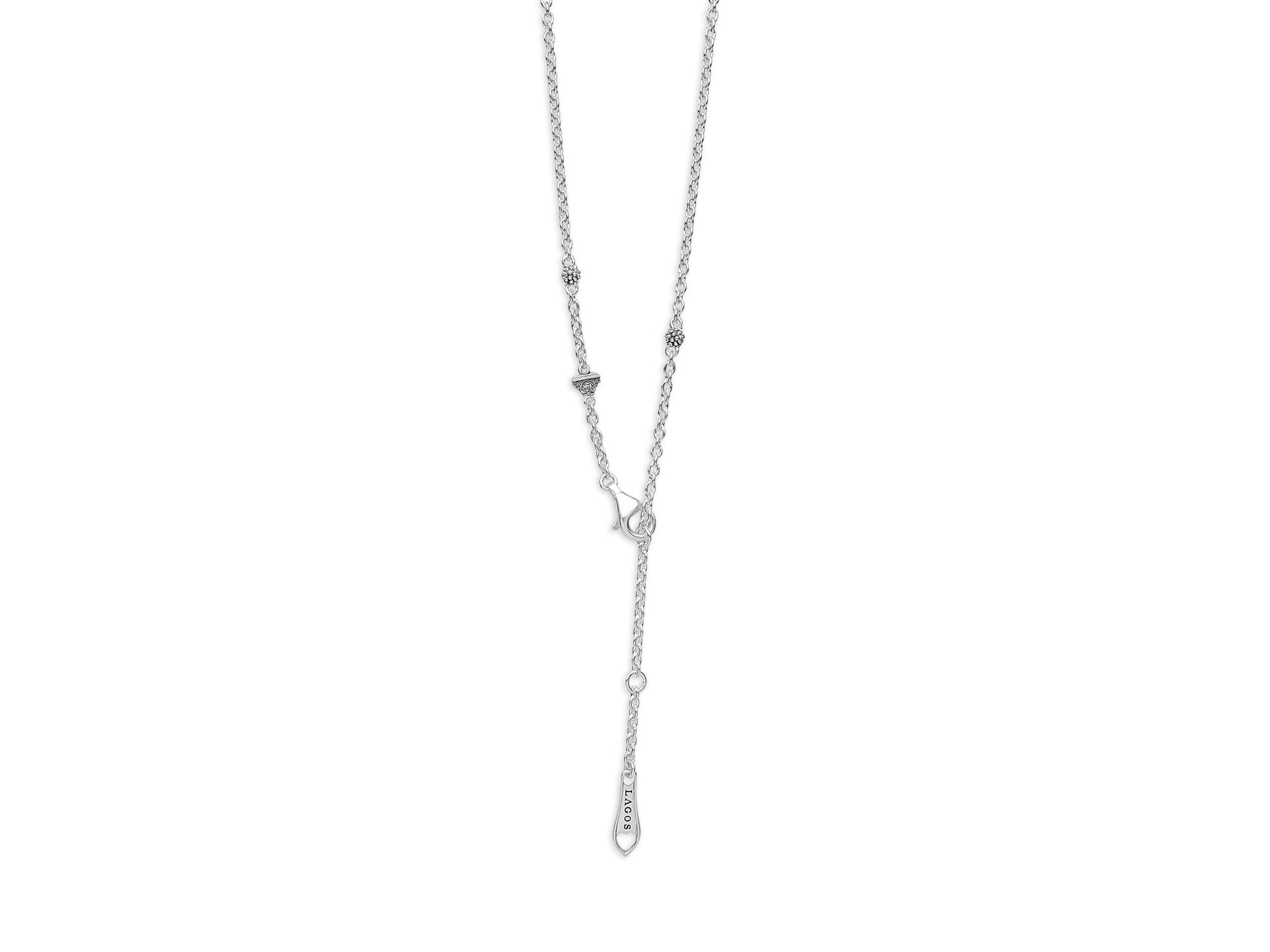 Sterling Luna Cultured Pearl Fleur Pendant Necklace, 16"-18" — Image 3