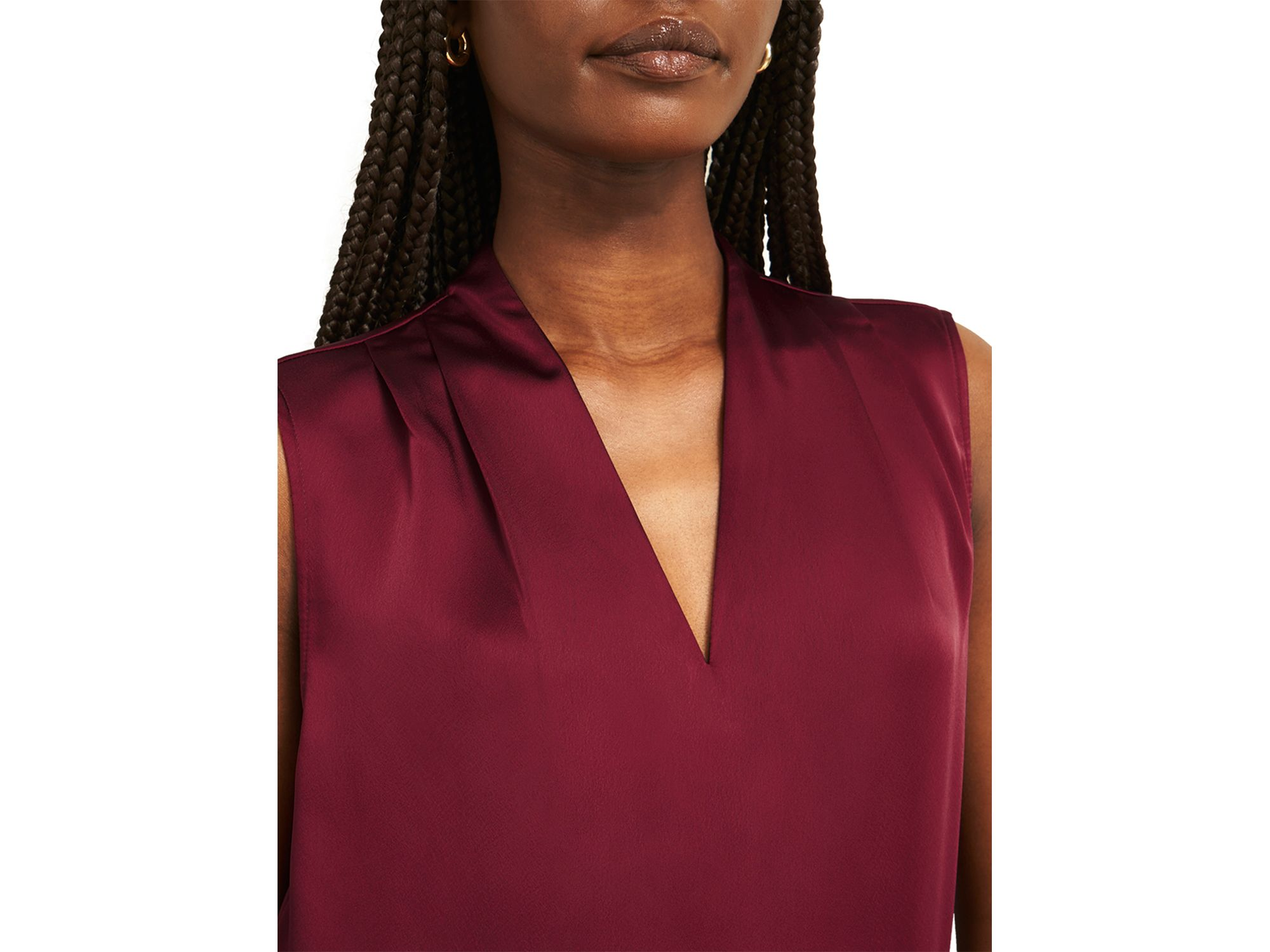 Nina Satin Blouse — Image 4