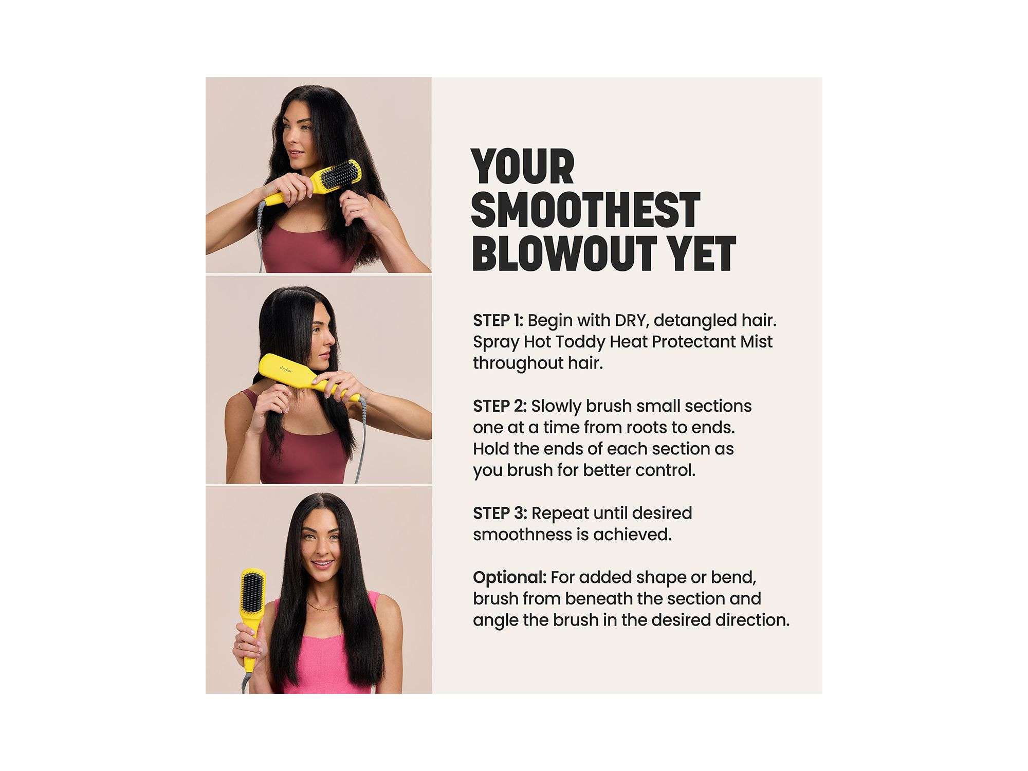 The Baby Brush Crush Mini Heated Straightening Brush — Image 6