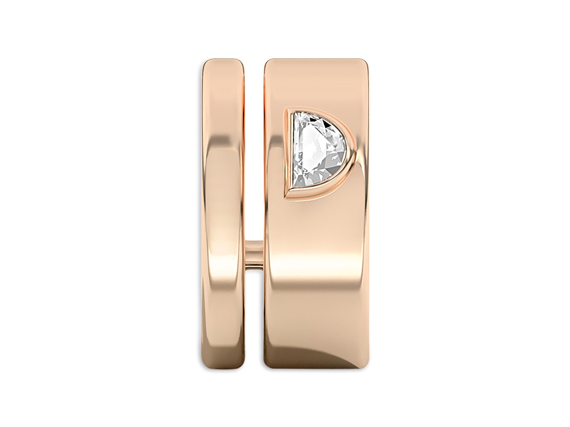 from the Luxe Collection Certified Lab Grown Diamond Azadi Double Ear Cuff in 14K Yellow Gold, 0.09 ct. t.w. — Image 3