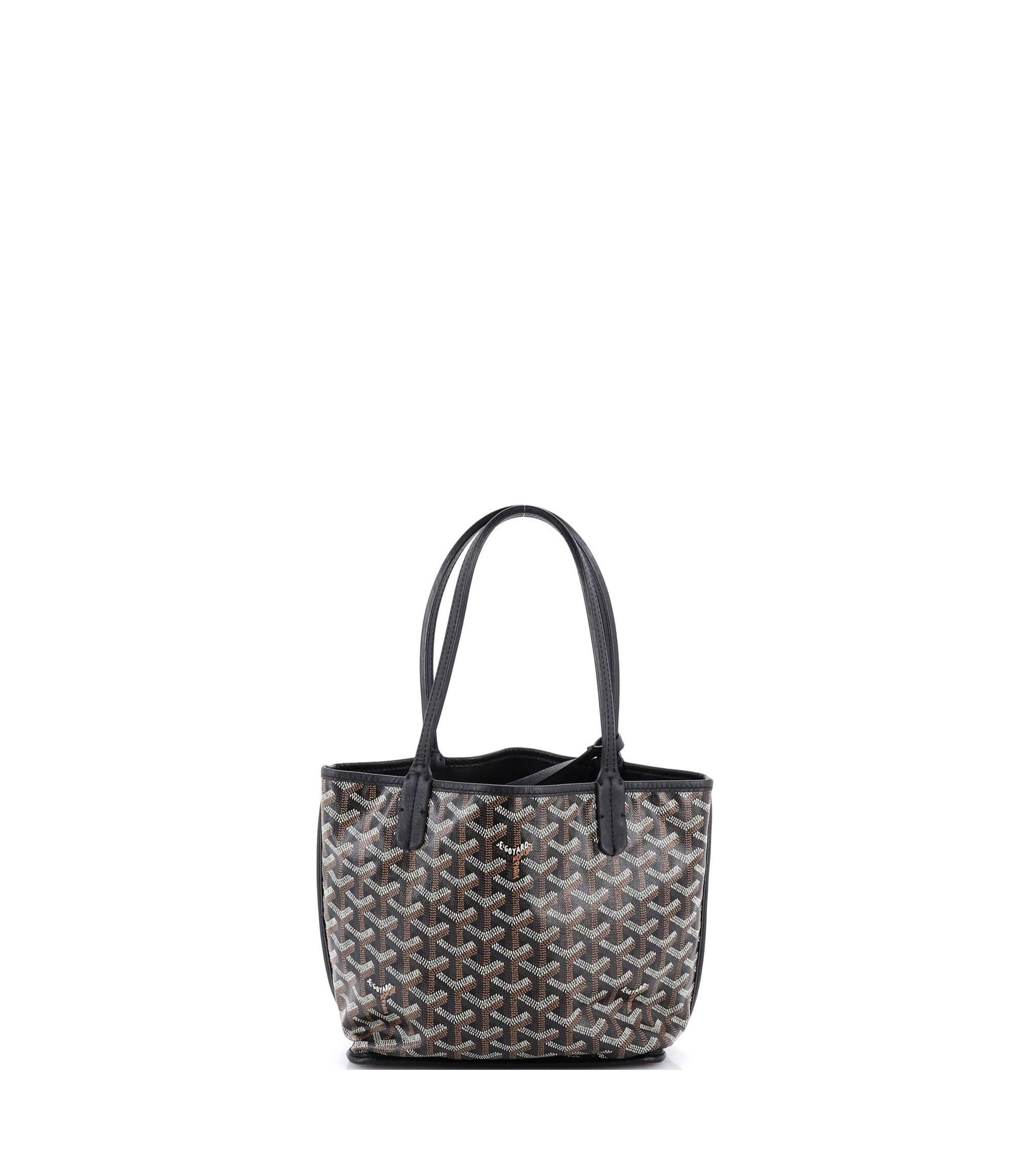 Mini Anjou Reversible Tote Coated Canvas — Image 6