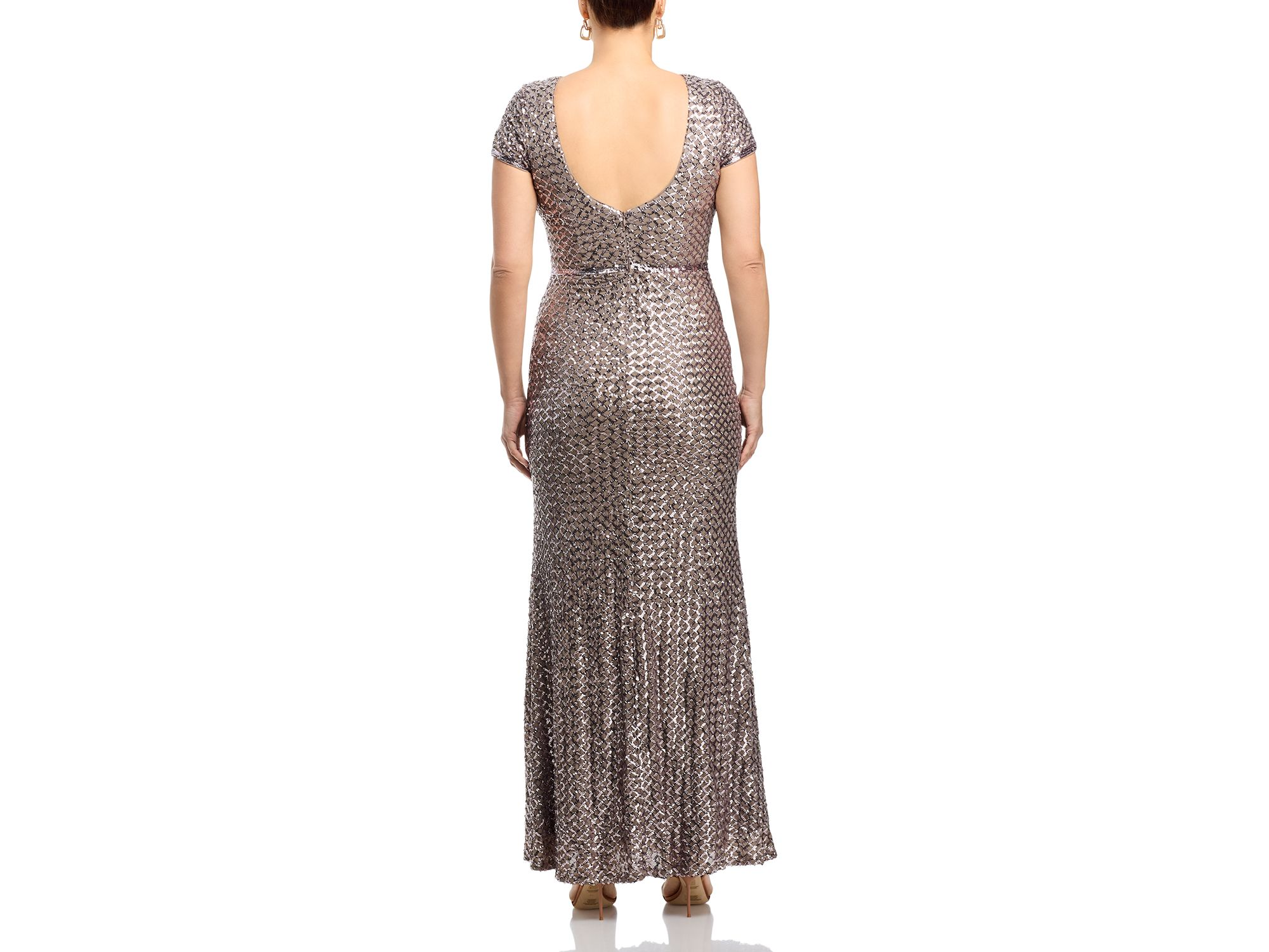 Belted Sequin Gown - Exclusive — Image 8